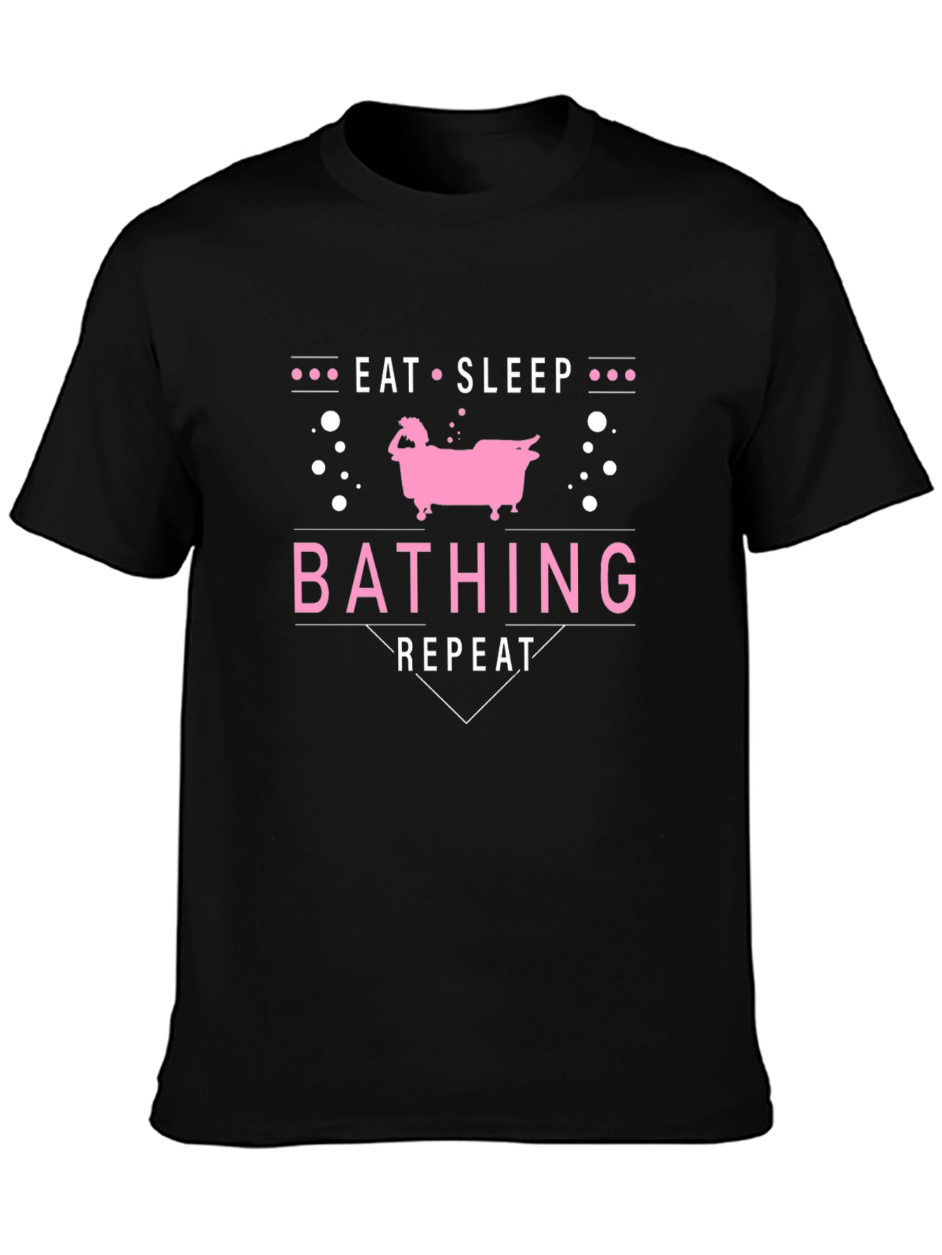 Eat Sleep Bathing Repeat Graphic Tee