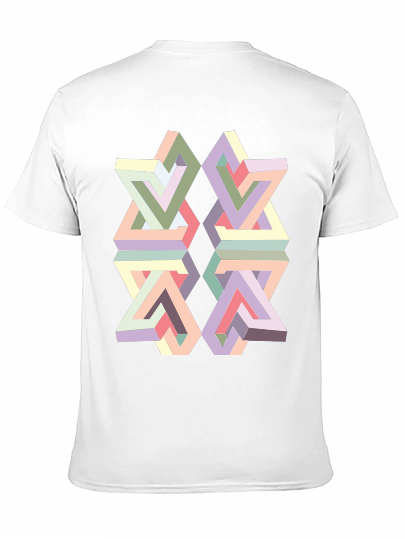 Optical Illusion Geometric T-Shirt