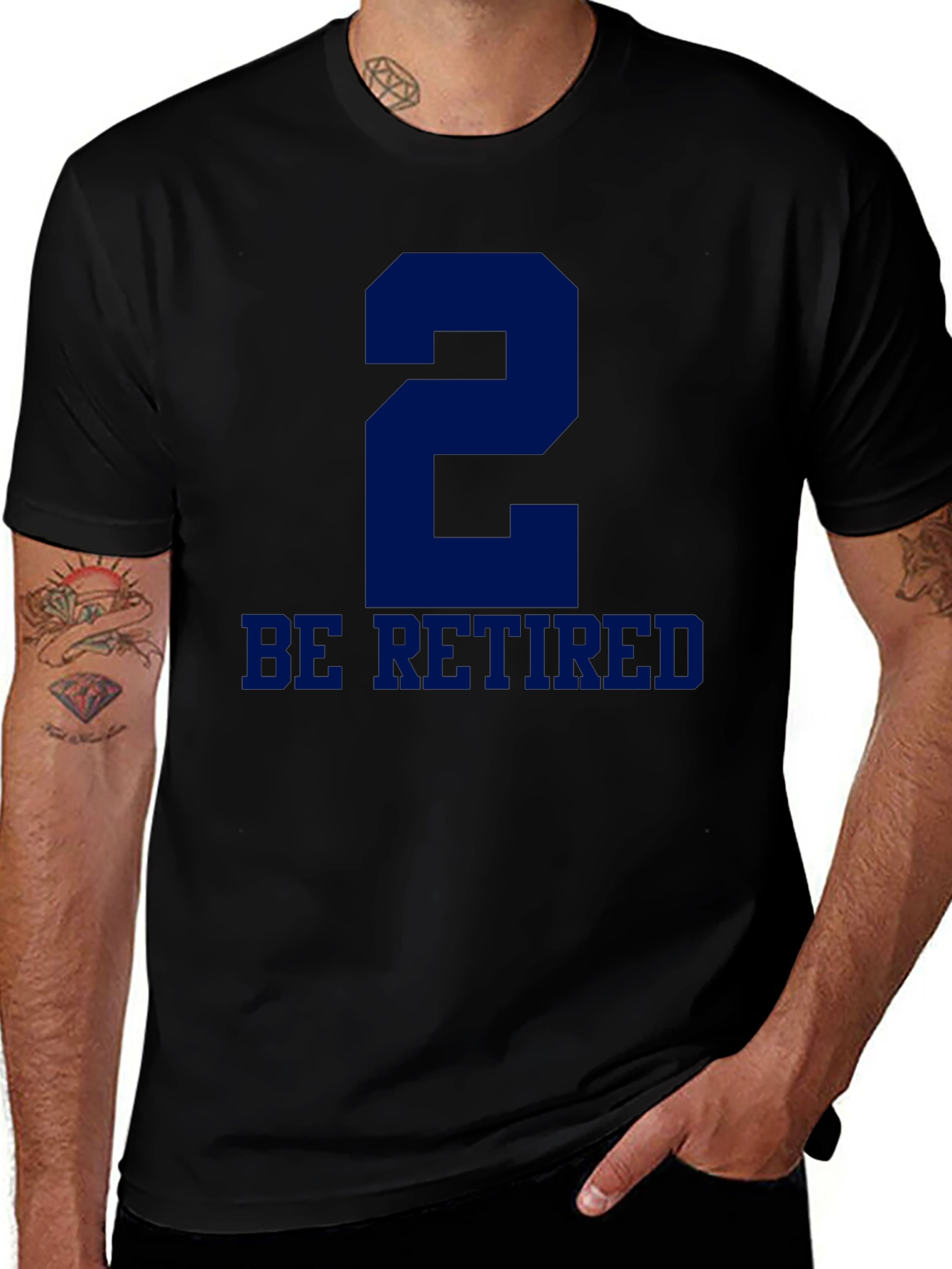 Funny Retired Jersey Number 2 T-Shirt