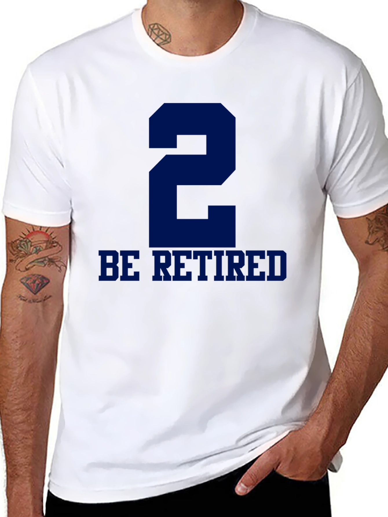 Funny Retired Jersey Number 2 T-Shirt