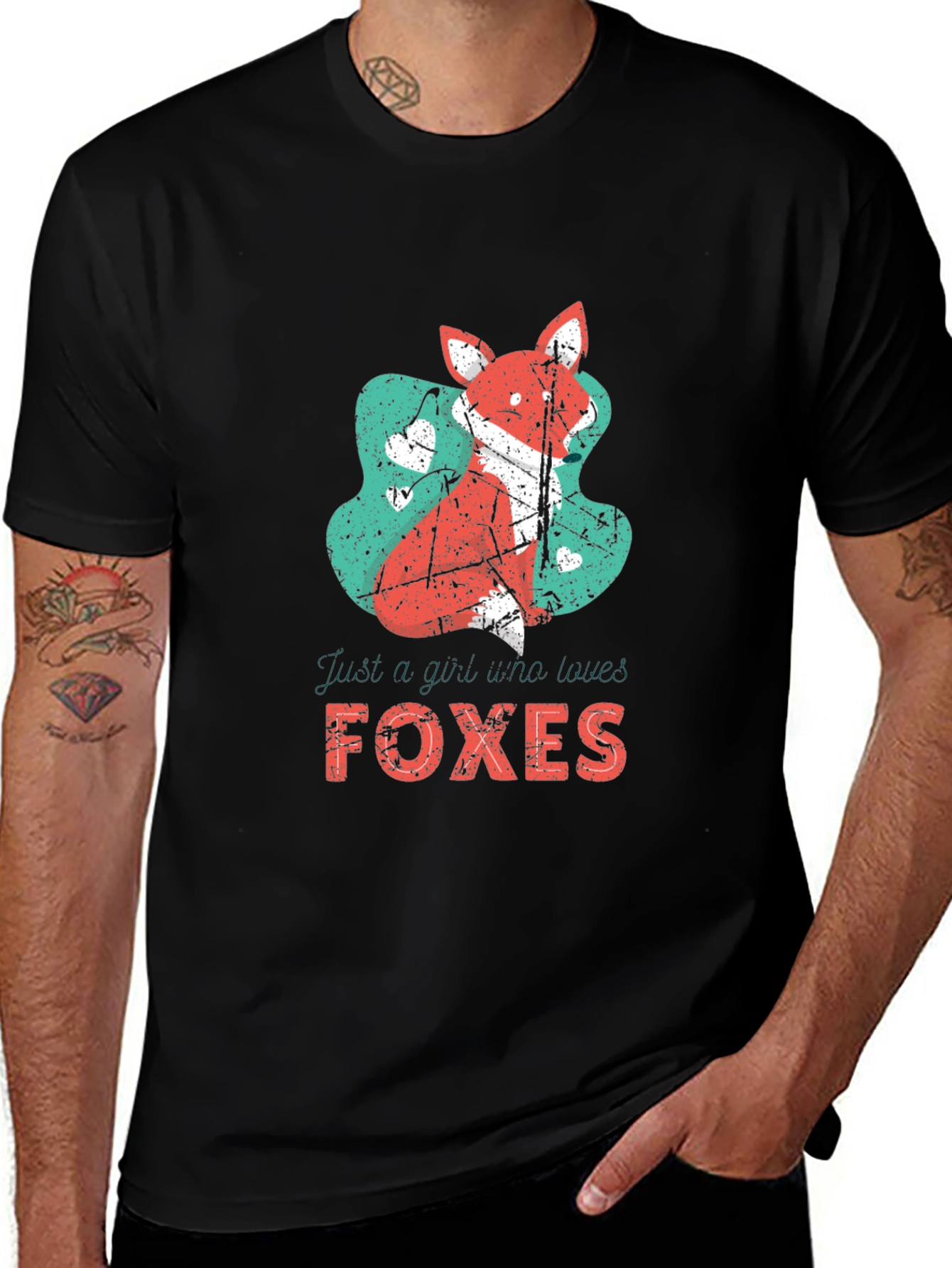 Fox Lover Graphic T-Shirt - Unisex Crew Neck Tee