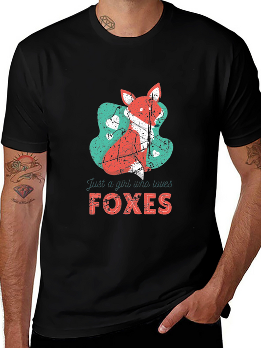 Fox Lover Graphic T-Shirt - Unisex Crew Neck Tee