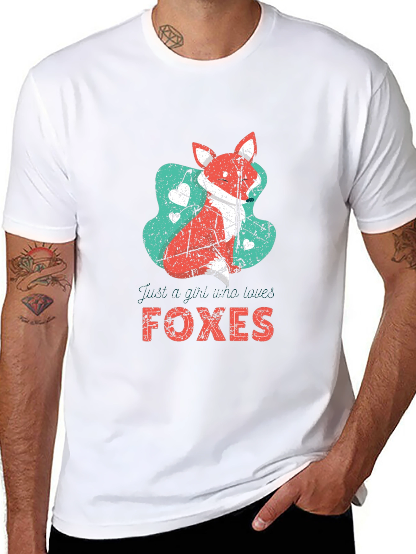 Fox Lover Graphic T-Shirt - Unisex Crew Neck Tee