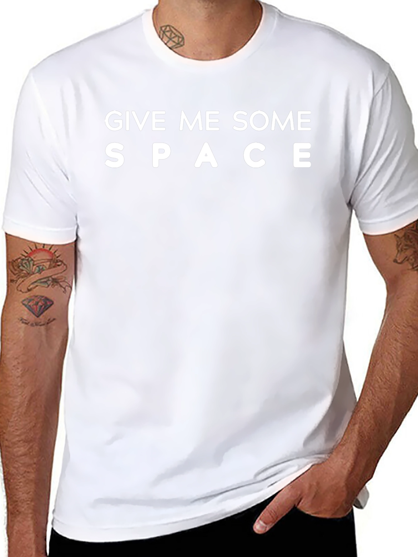Give Me Some Space Graphic Tee - Black