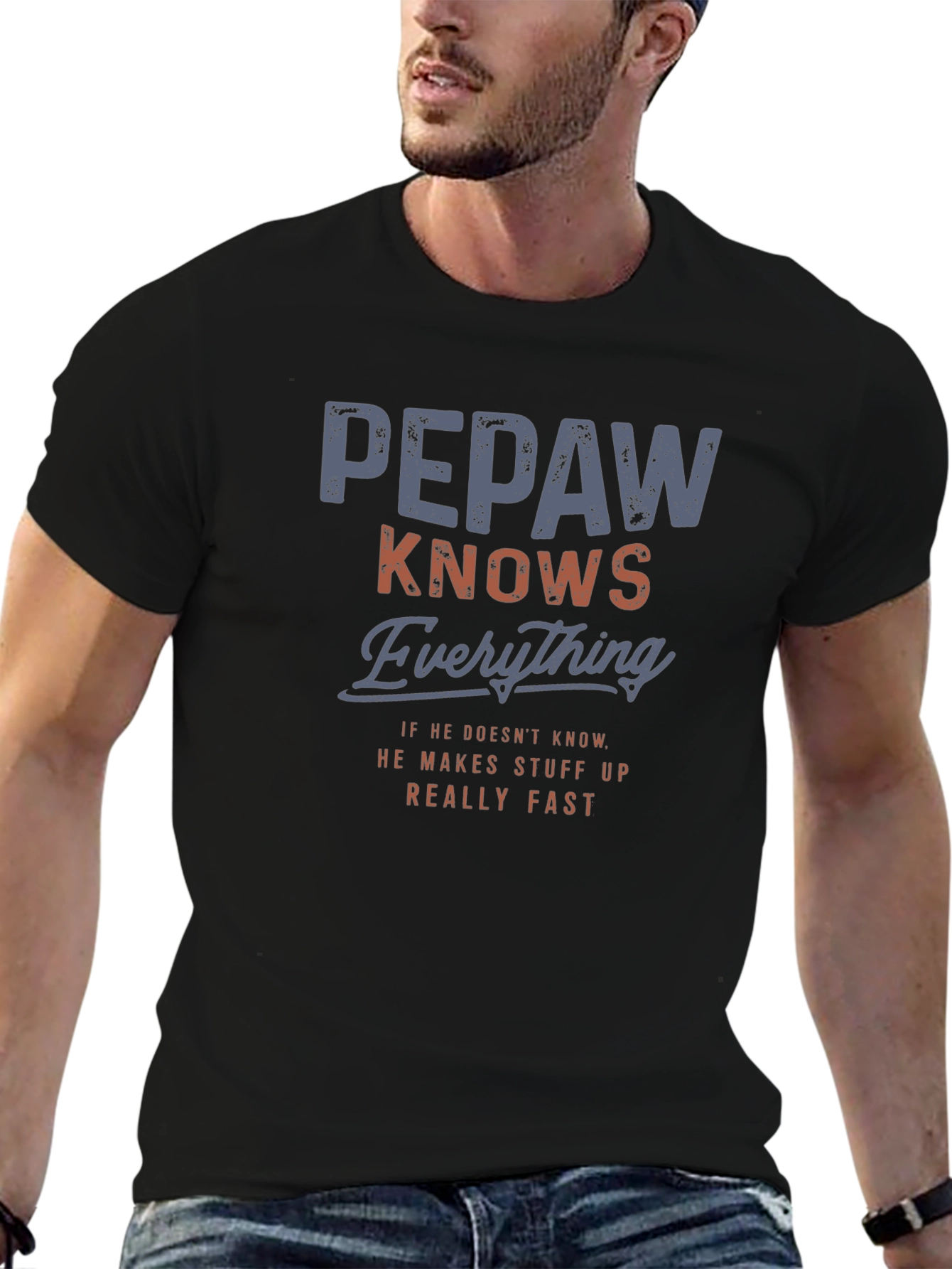 Pepaw Knows Everything Graphic Tee
