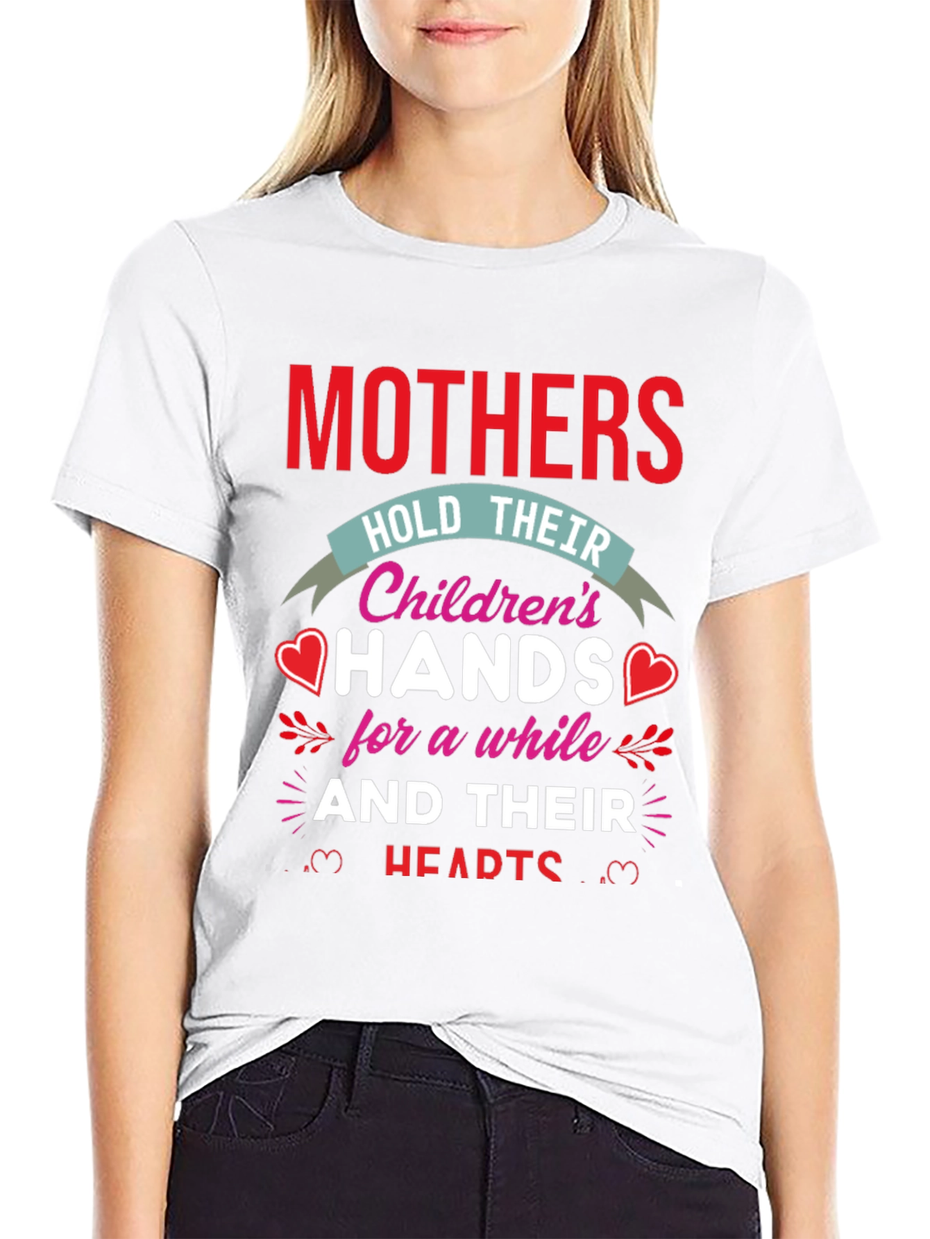 Mothers Hold Hands Graphic T-Shirt