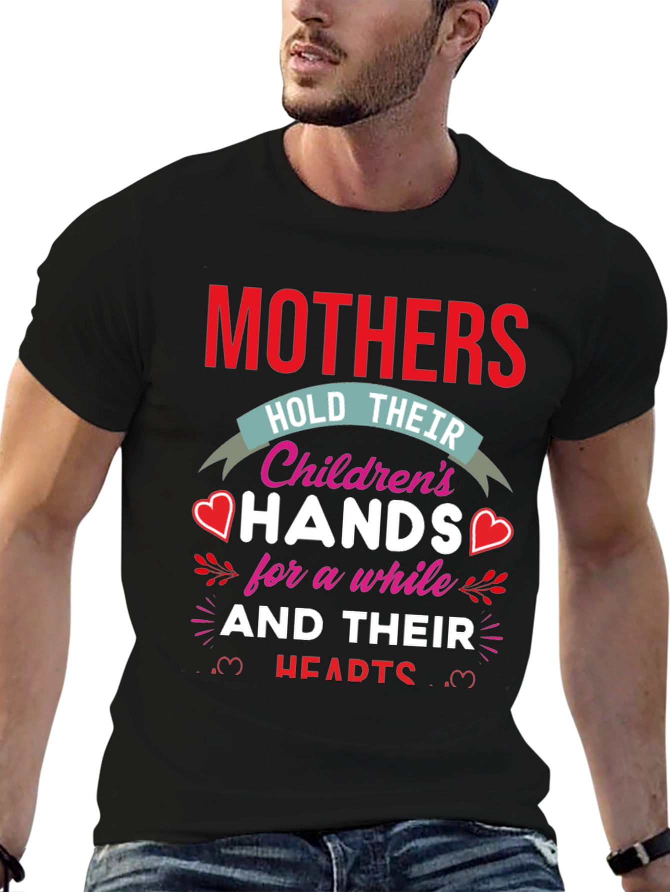 Mothers Hold Hands Graphic T-Shirt