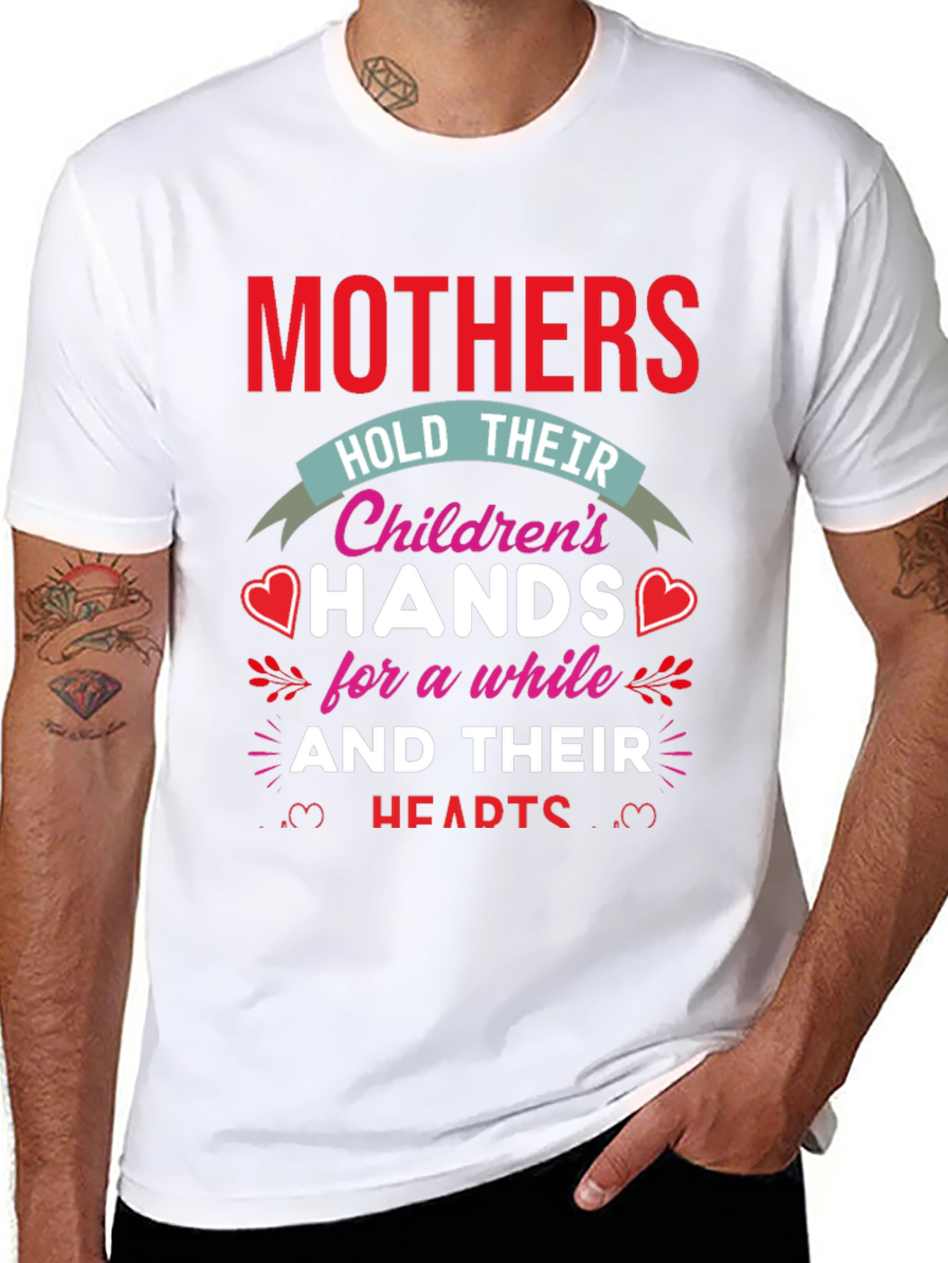 Mothers Hold Hands Graphic T-Shirt