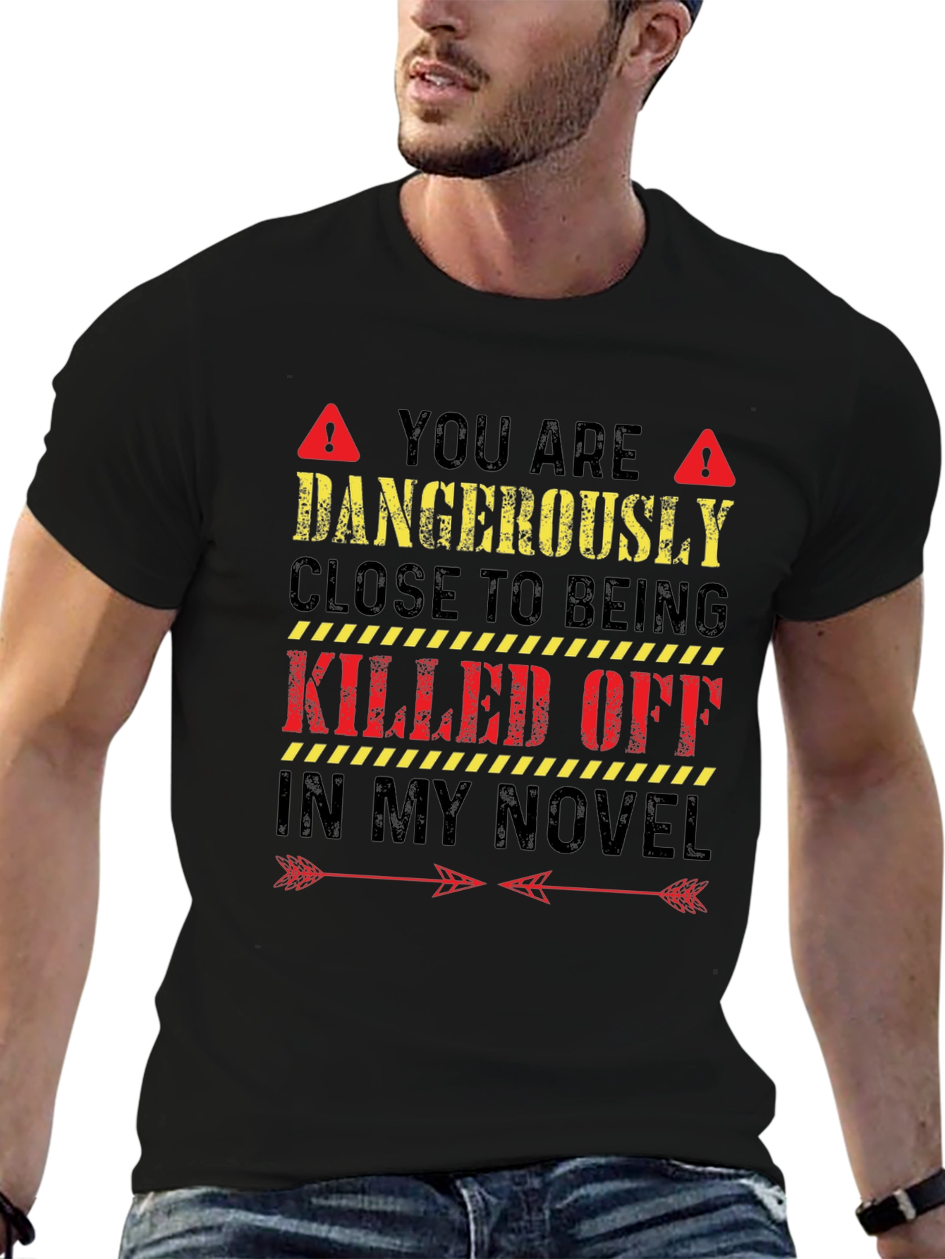 Dangerously Close Novel Writer T-Shirt