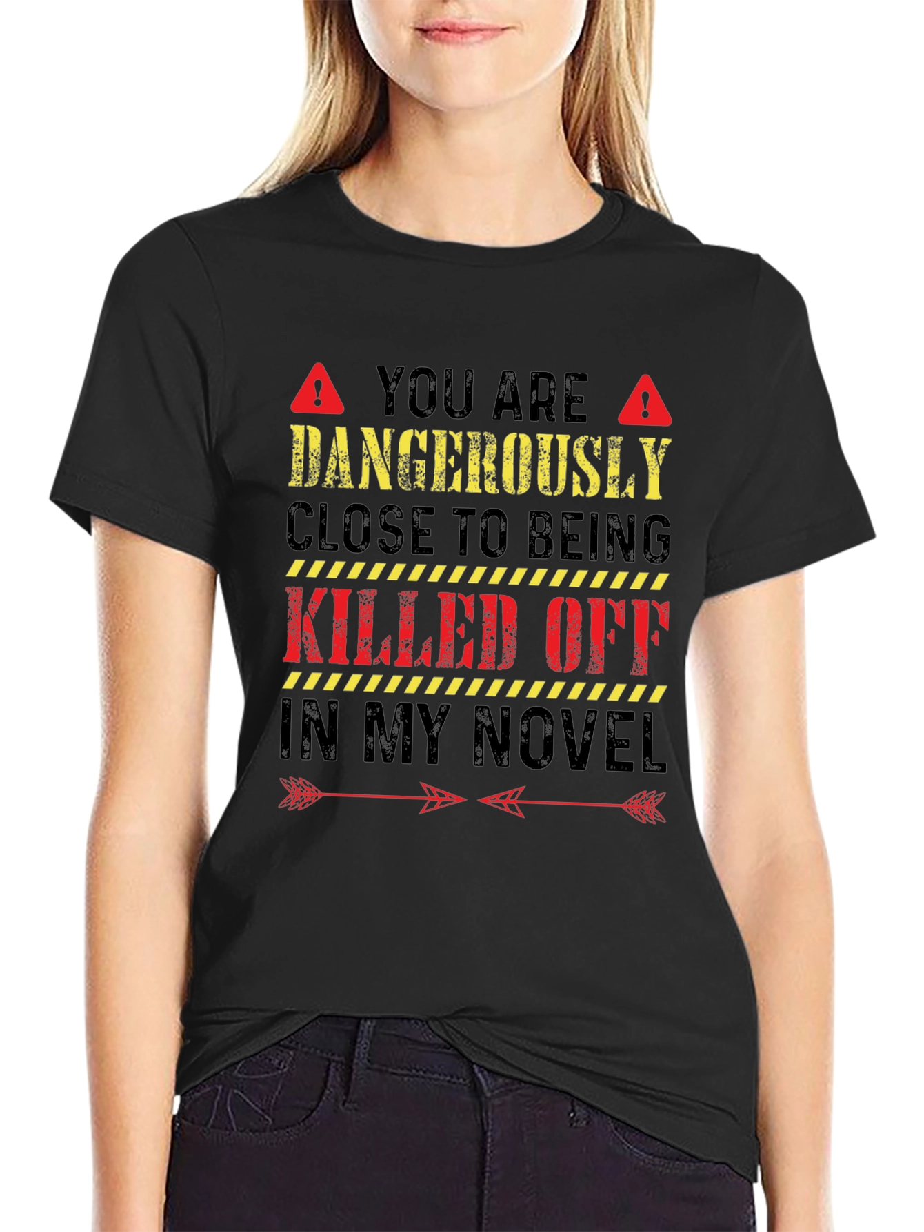 Dangerously Close Novel Writer T-Shirt