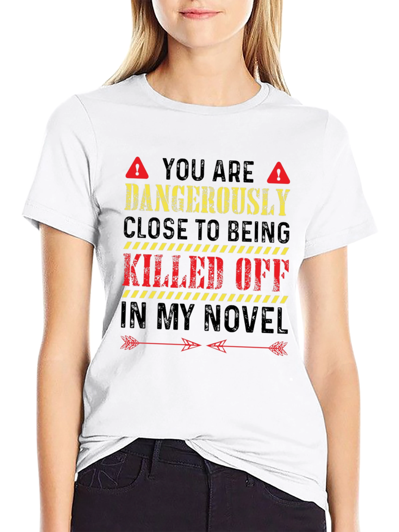 Dangerously Close Novel Writer T-Shirt