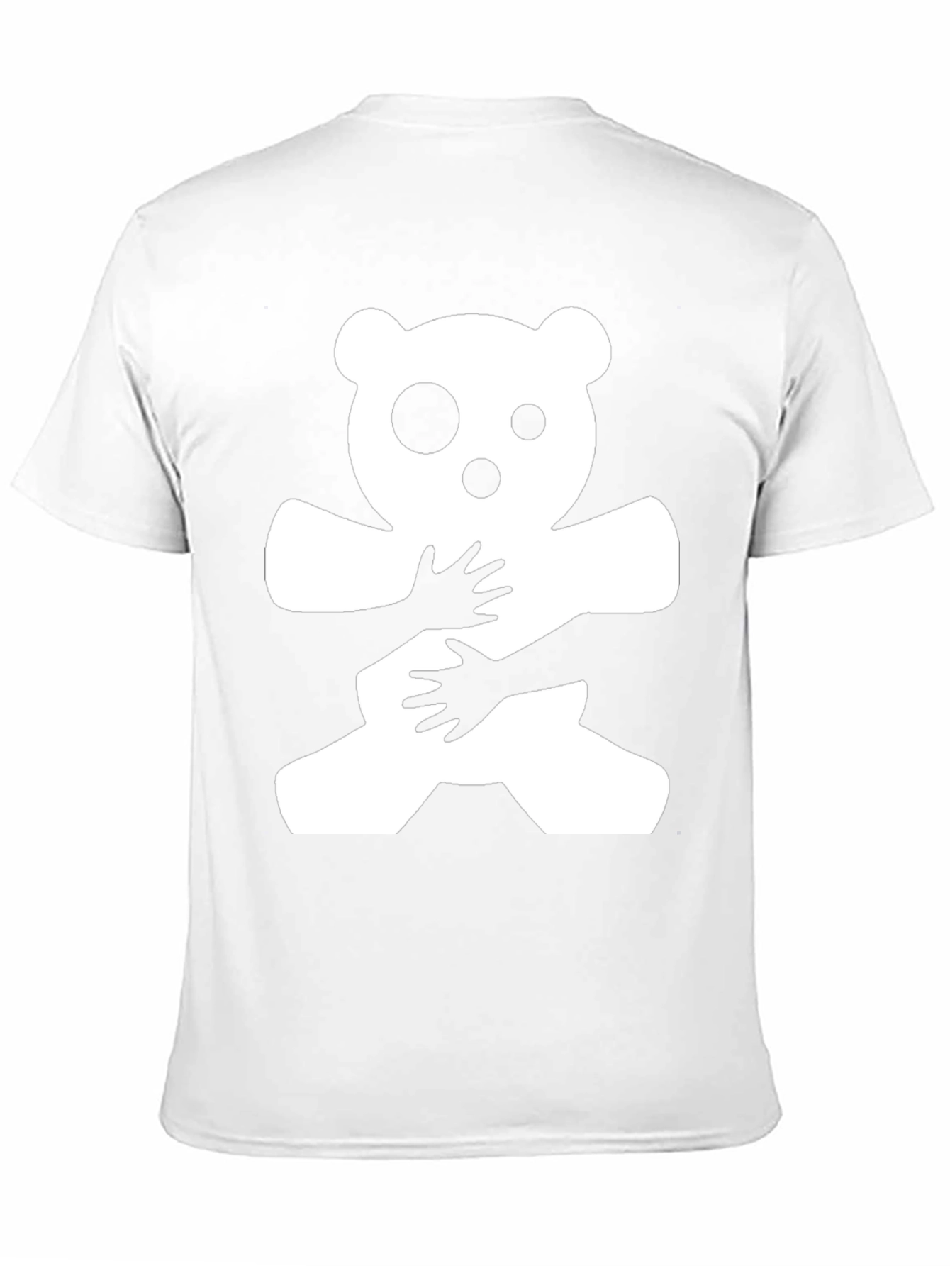 Hug Me Bear Graphic T-Shirt - Black