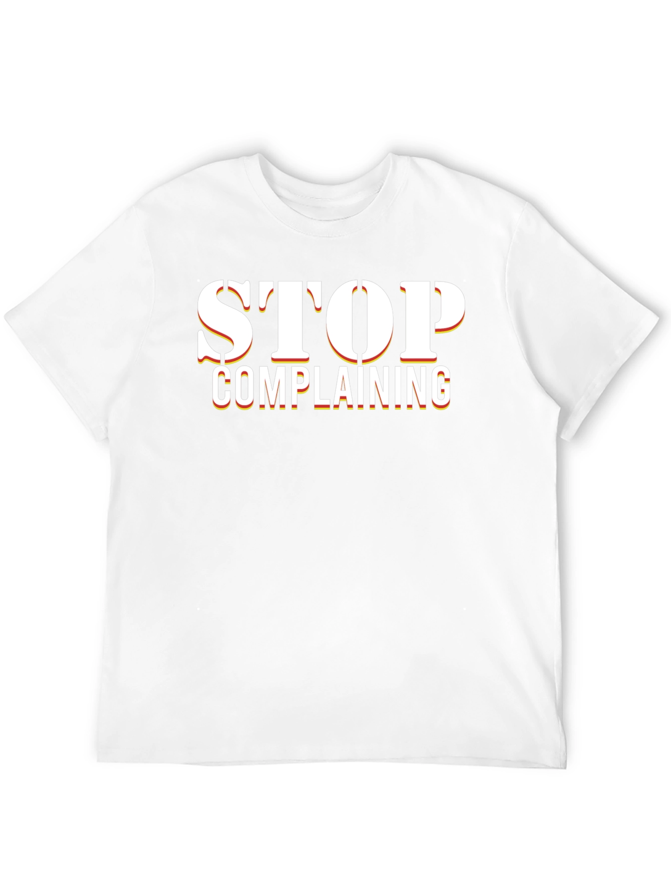 Stop Complaining Black Graphic Tee