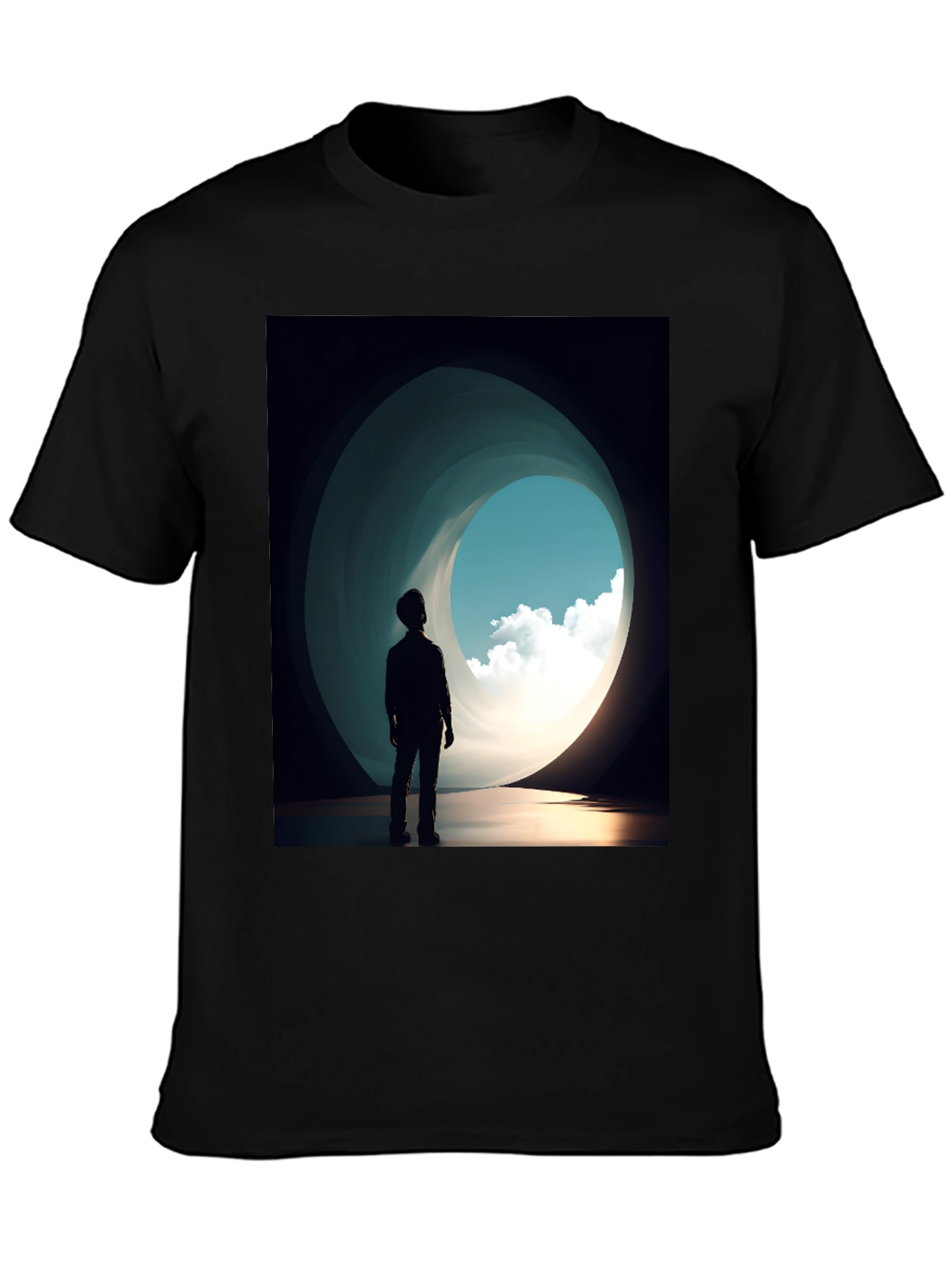 Sky Portal T-Shirt: Modern Art Tee
