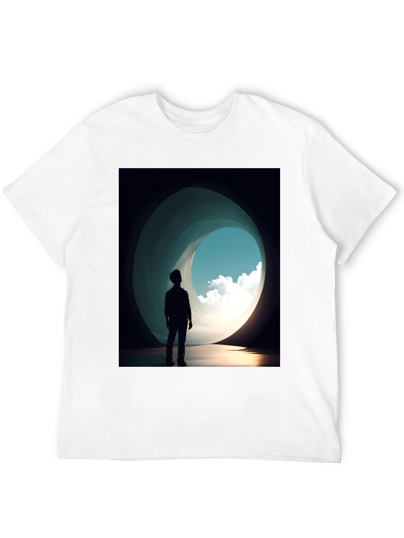 Sky Portal T-Shirt: Modern Art Tee