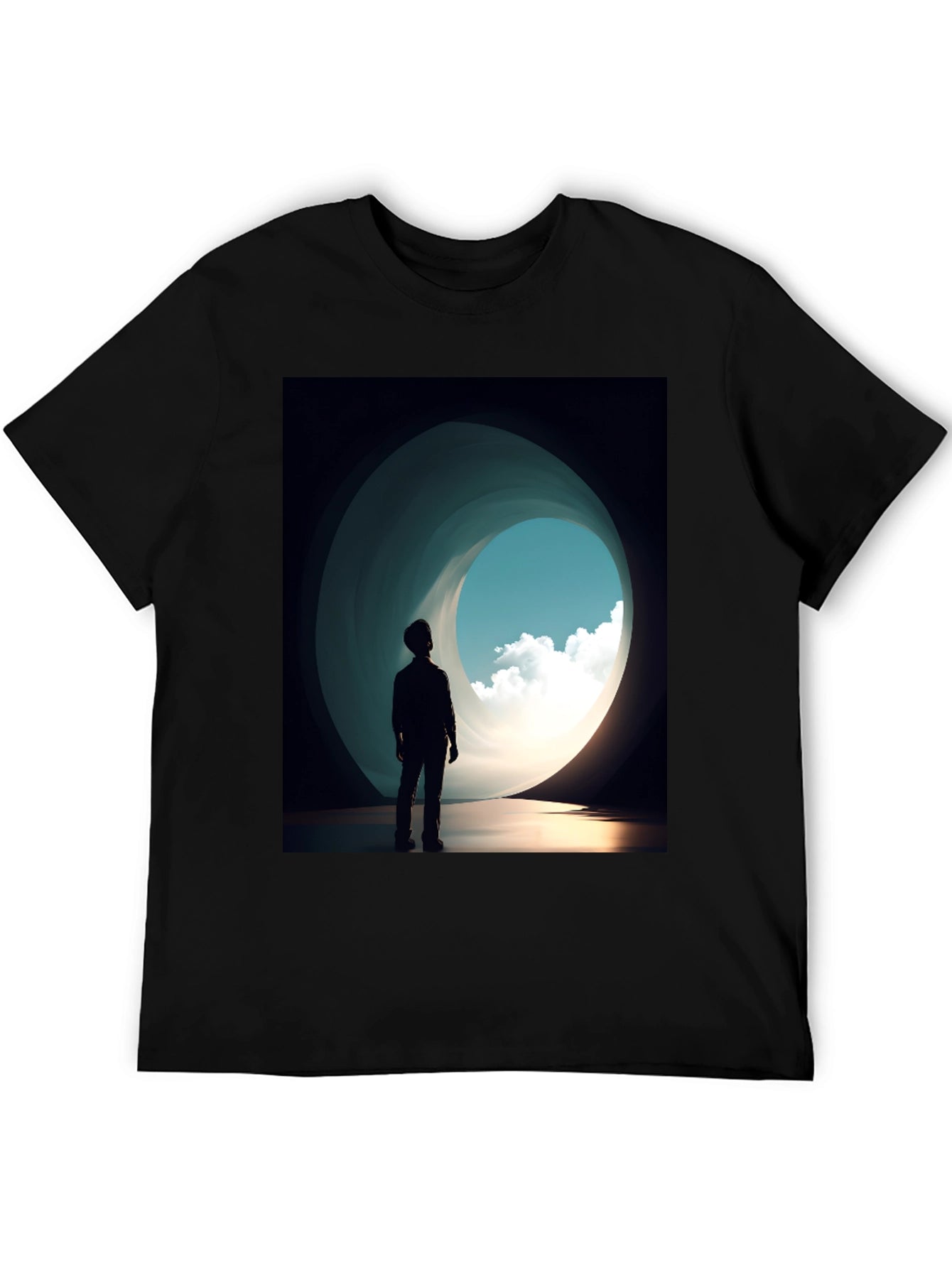 Sky Portal T-Shirt: Modern Art Tee
