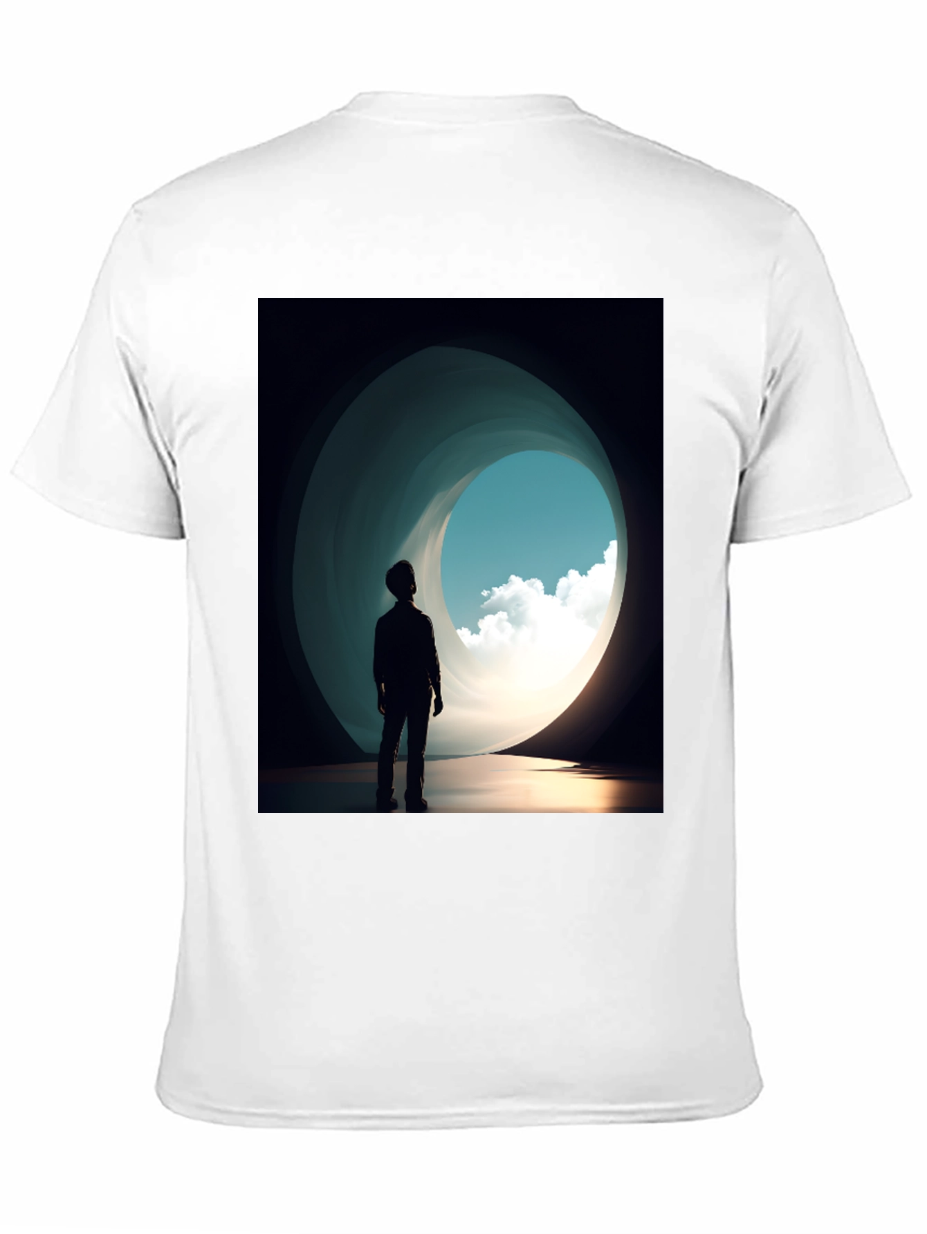 Sky Portal T-Shirt: Modern Art Tee