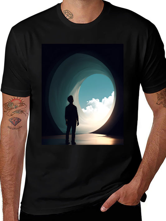 Sky Portal T-Shirt: Modern Art Tee
