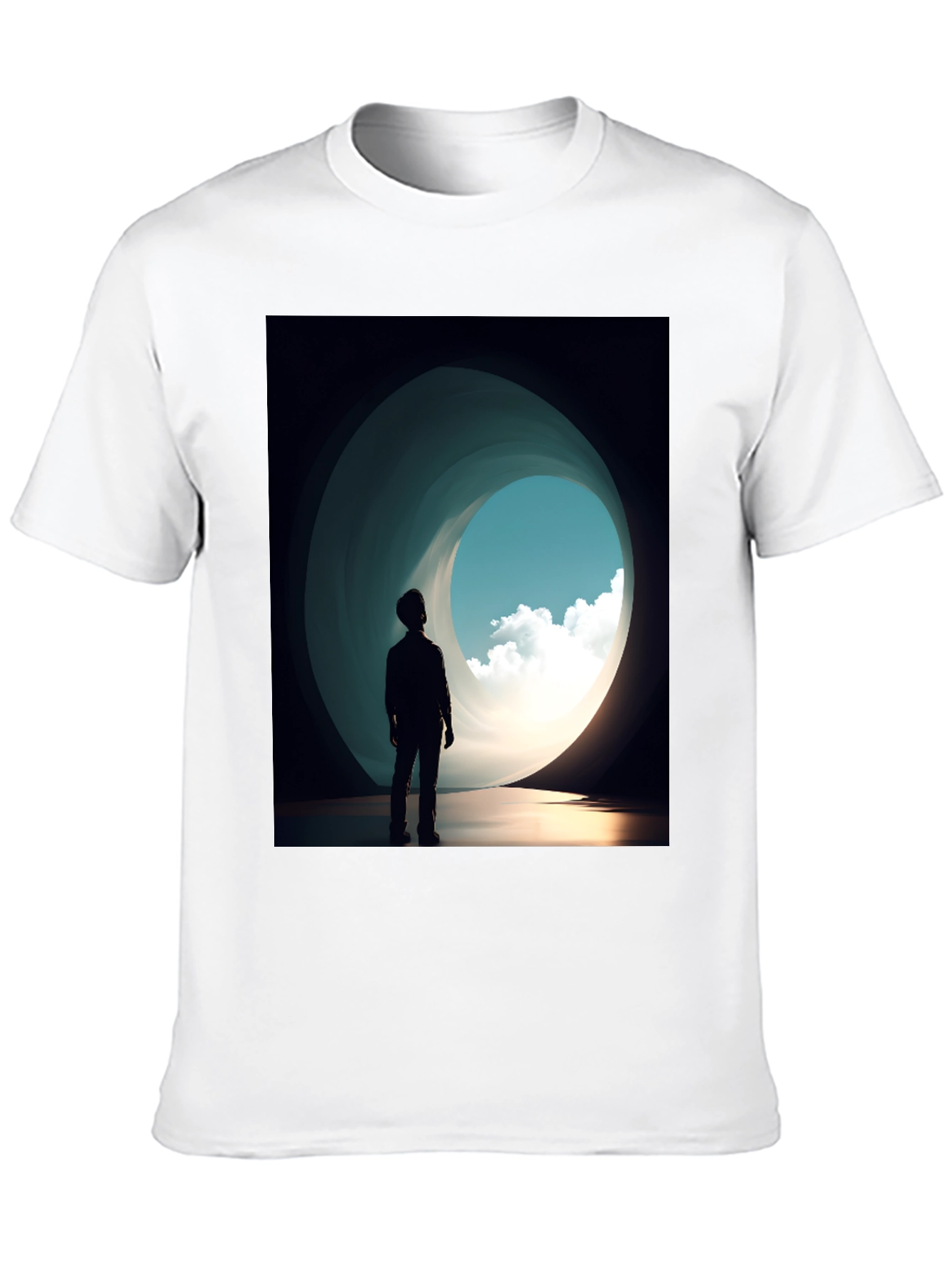 Sky Portal T-Shirt: Modern Art Tee