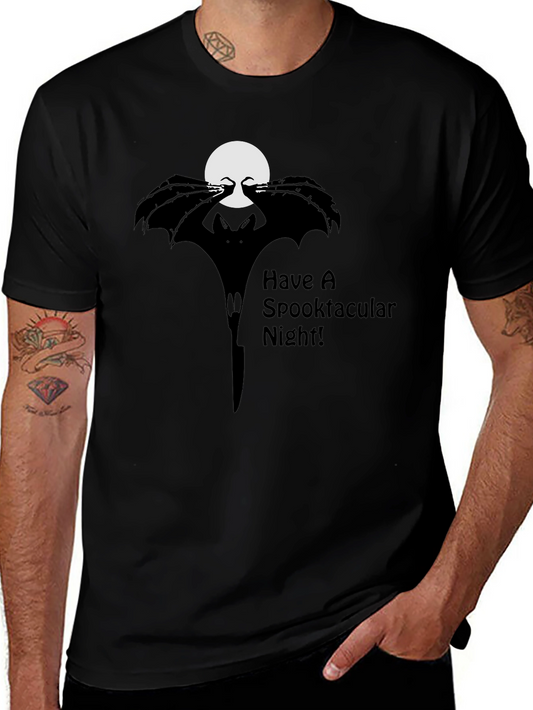 Spooktacular Night Bat Graphic Tee