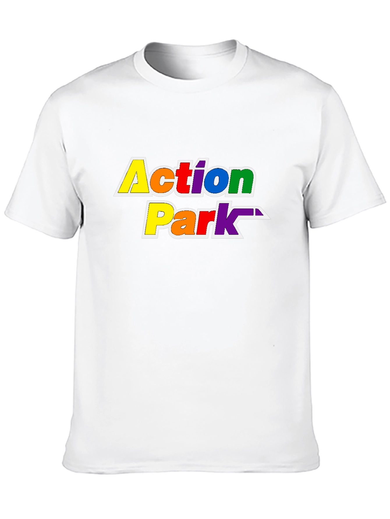 Action Park Rainbow Graphic Tee - Black