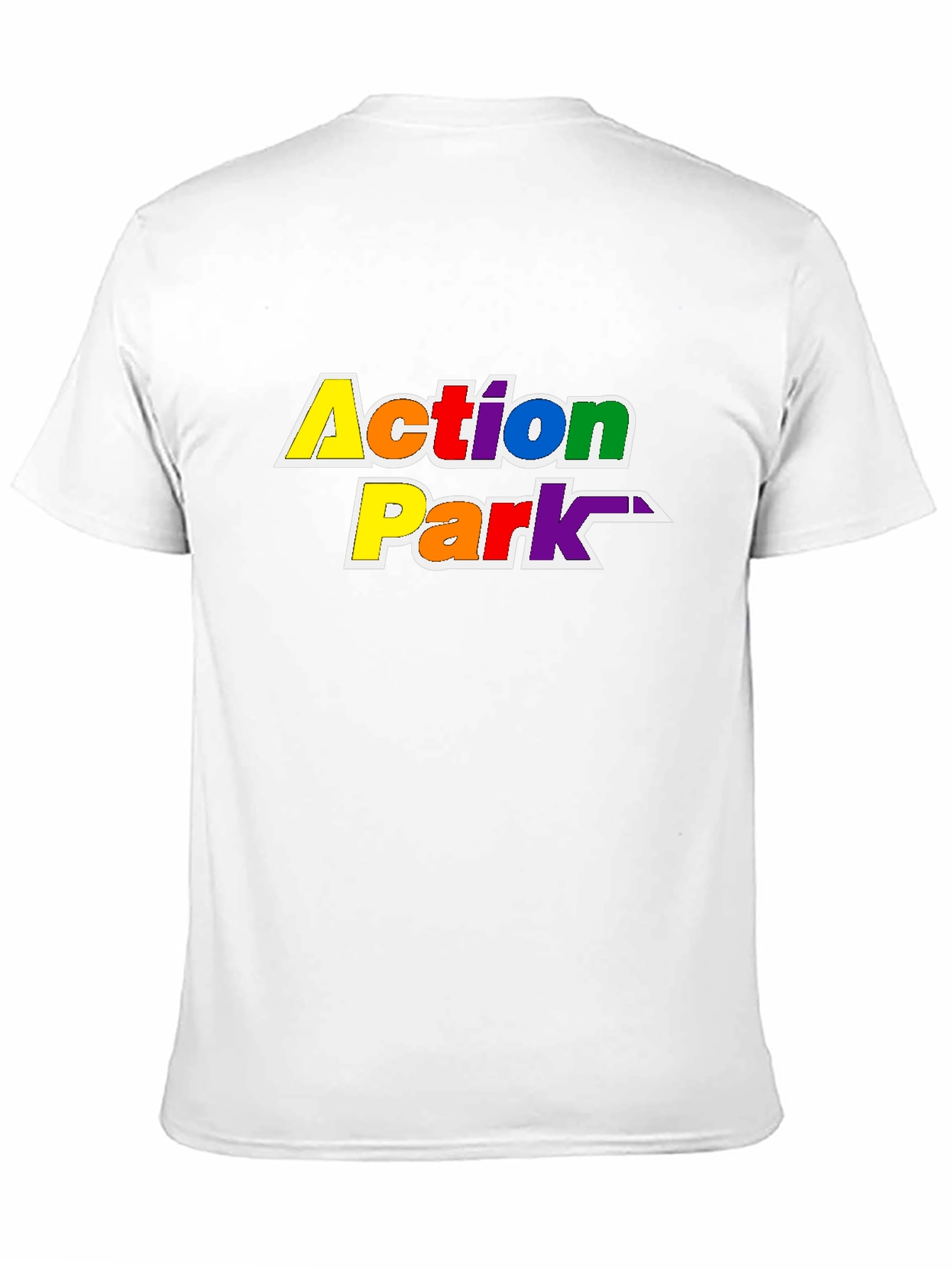 Action Park Rainbow Graphic Tee - Black