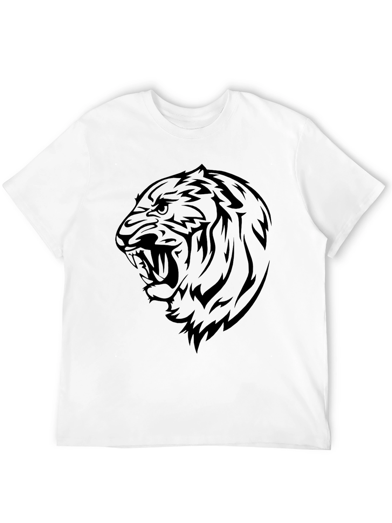Black Tiger Graphic Tee - Fierce Style