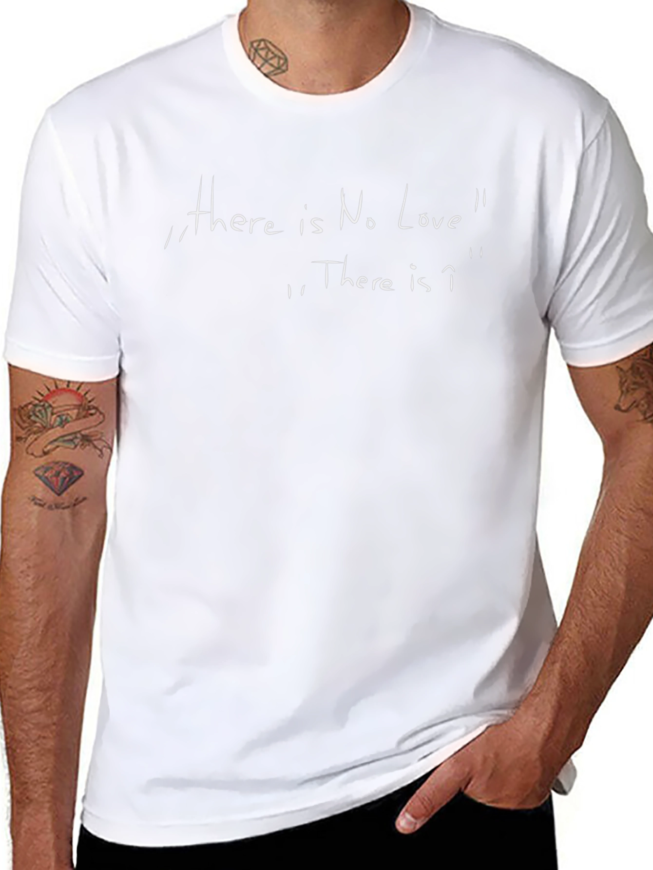 No Love There Is Graphic Print T-Shirt