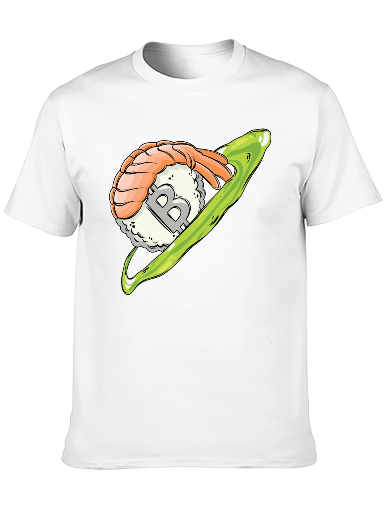 Sushi Bitcoin Black T-Shirt