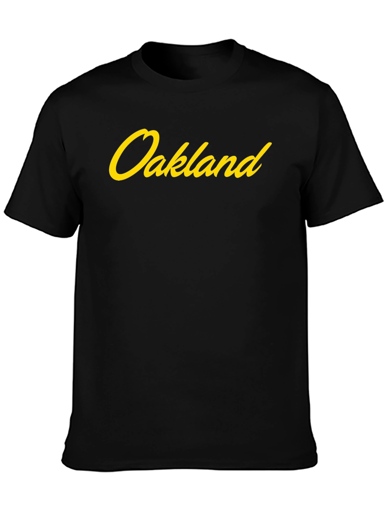 Oakland Graphic Tee - Stylish Mens Black T-Shirt