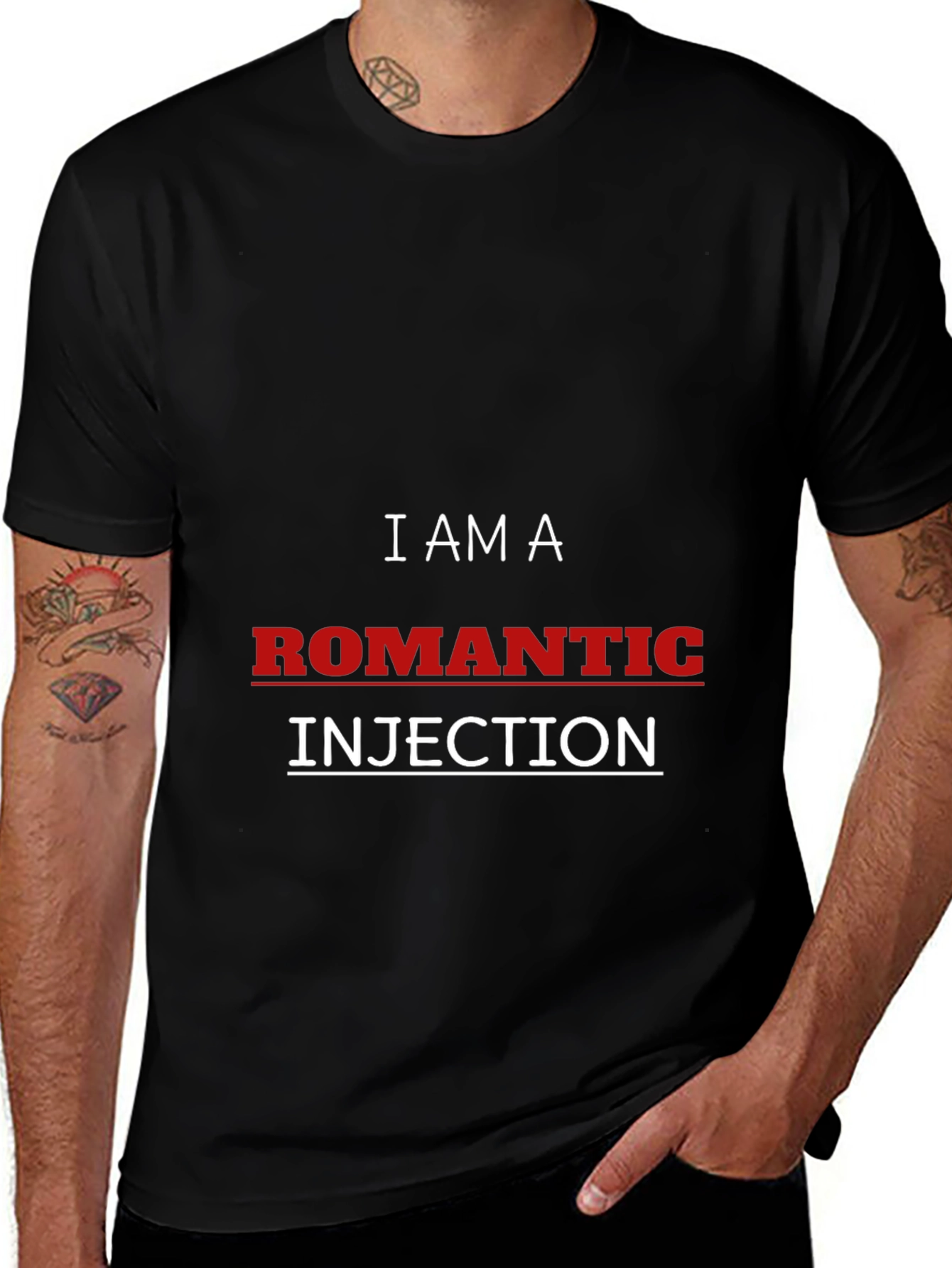 Romantic Injection T-Shirt Funny Graphic Tee