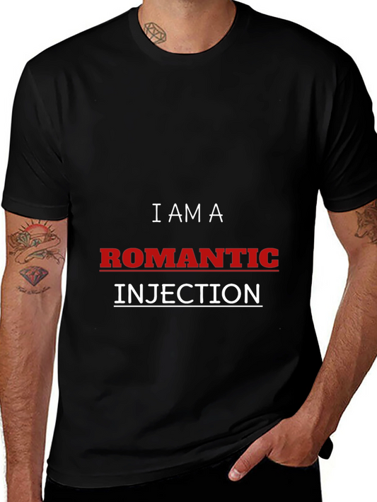 Romantic Injection T-Shirt Funny Graphic Tee