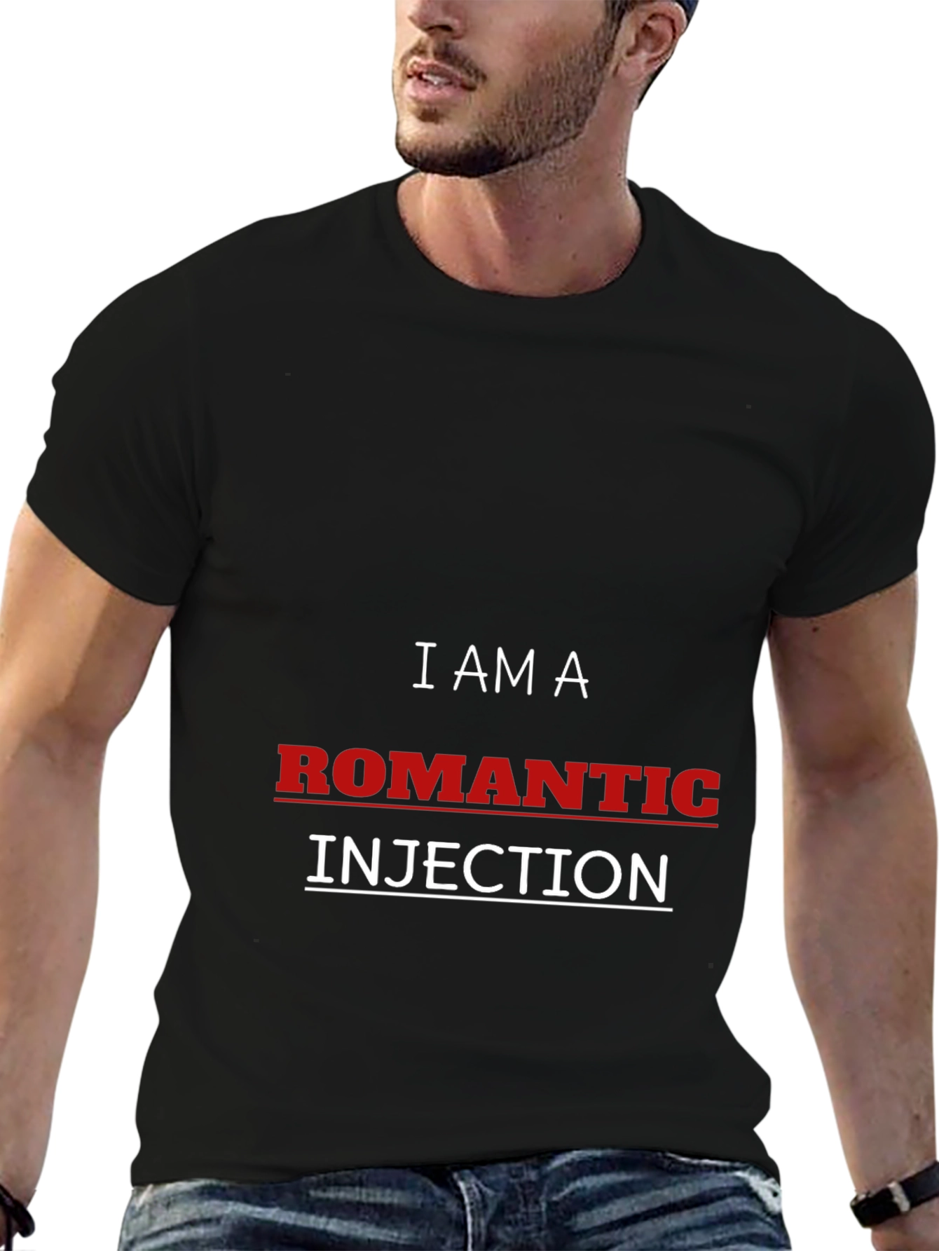 Romantic Injection T-Shirt Funny Graphic Tee