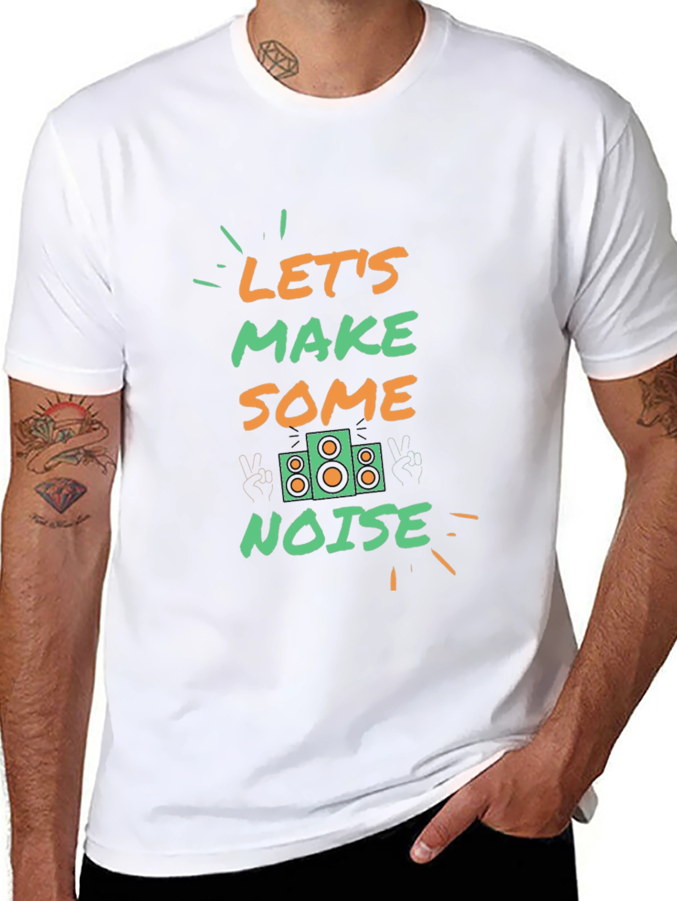Lets Make Some Noise Graphic Tee