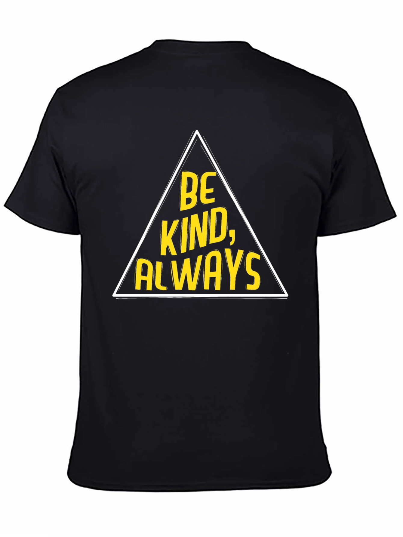 Be Kind Always Graphic Tee - Black Cotton T-Shirt