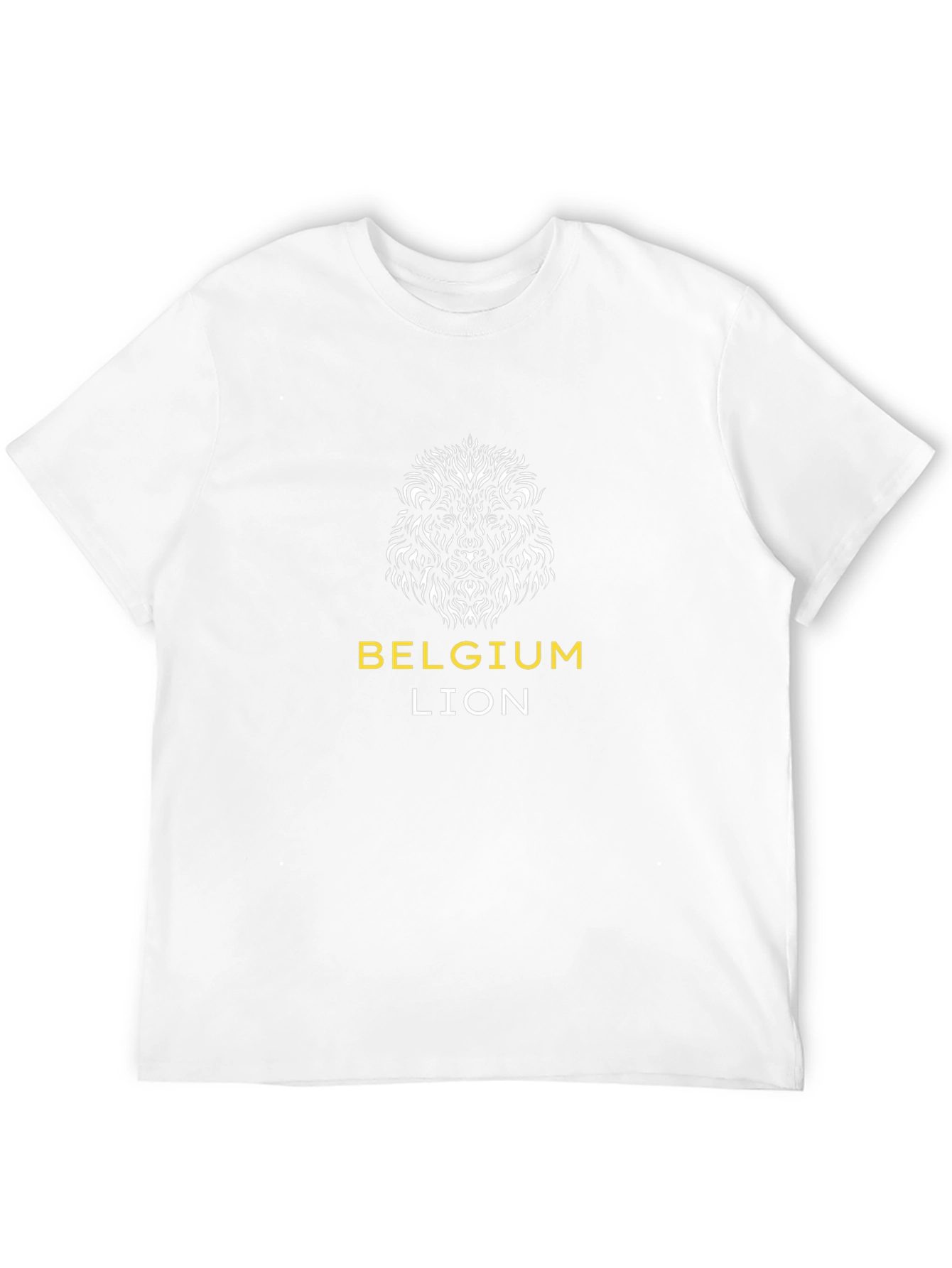 Belgium Lion Graphic Black T-Shirt
