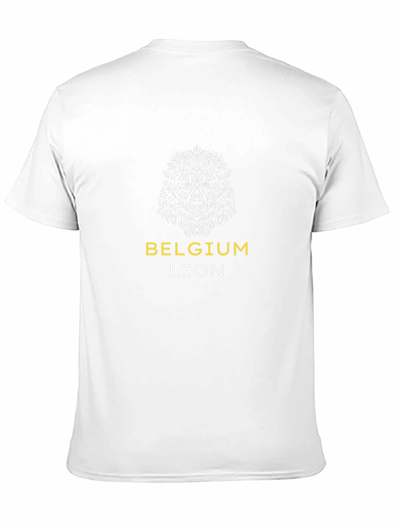 Belgium Lion Graphic Black T-Shirt