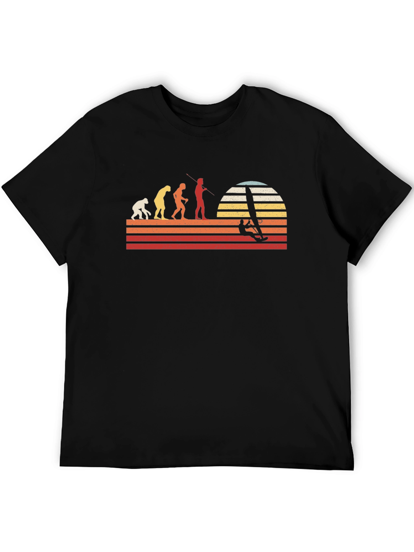 Evolution Windsurfing T-Shirt - Retro Style