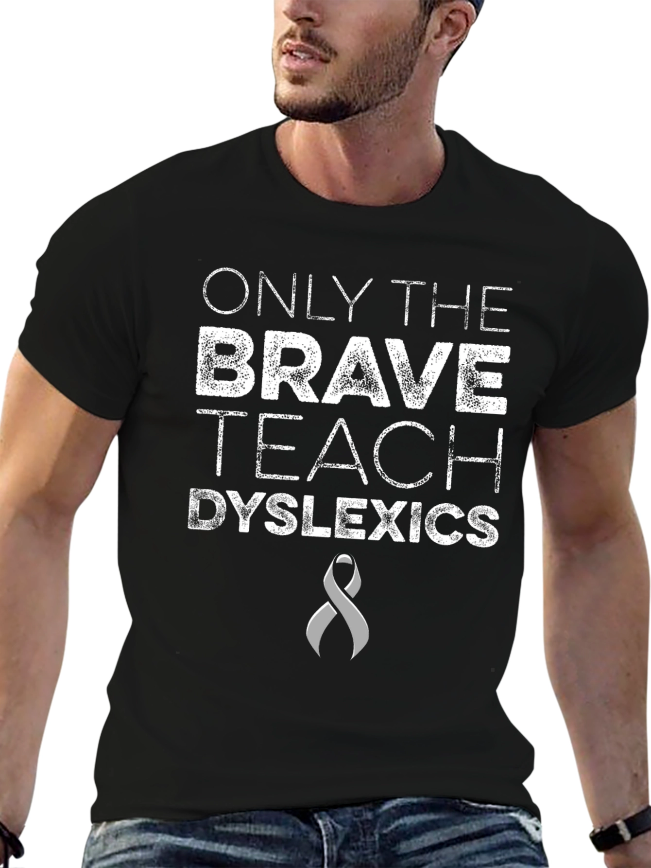 Brave Teach Dyslexics Awareness T-Shirt