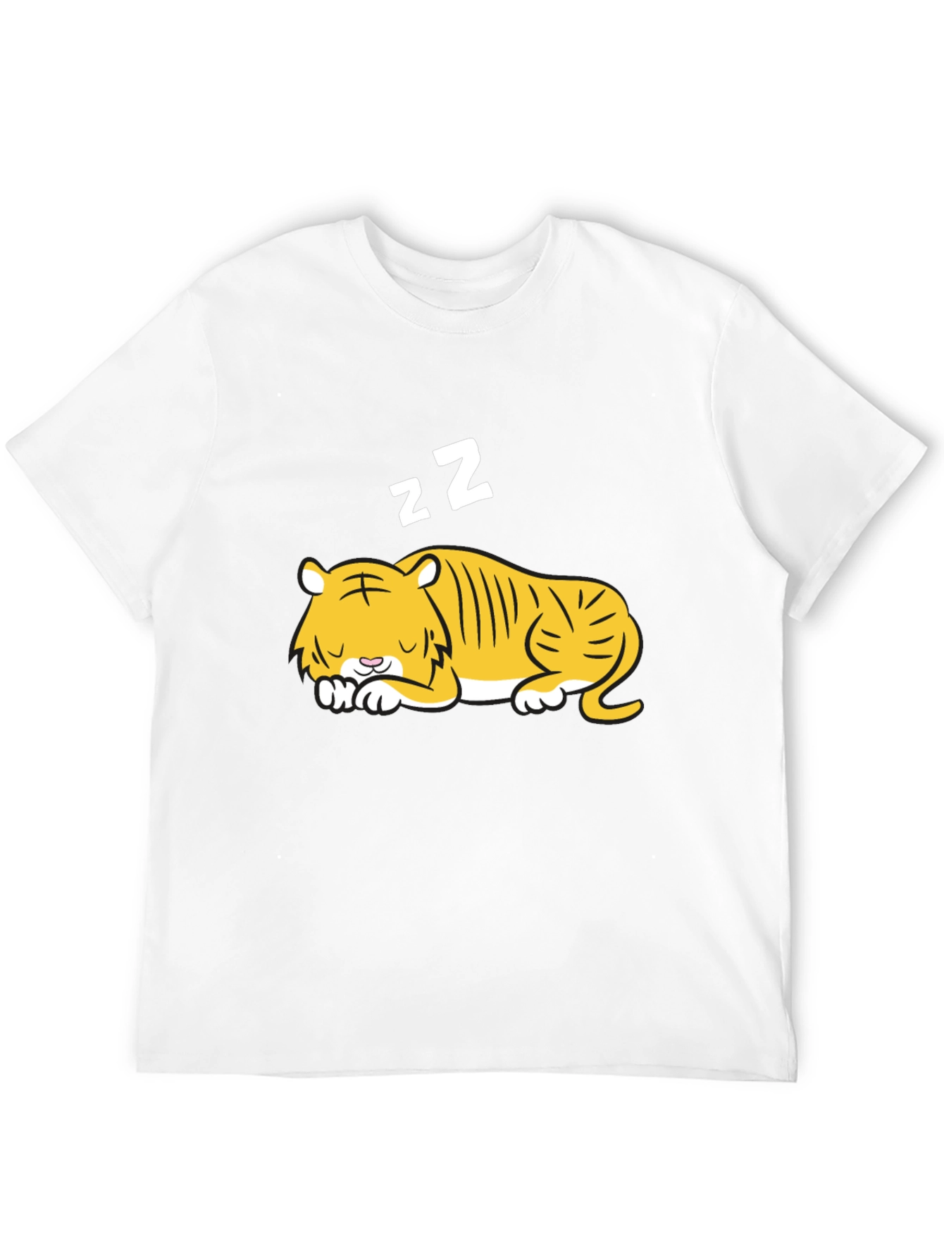 Sleeping Tiger Graphic Tee - Black