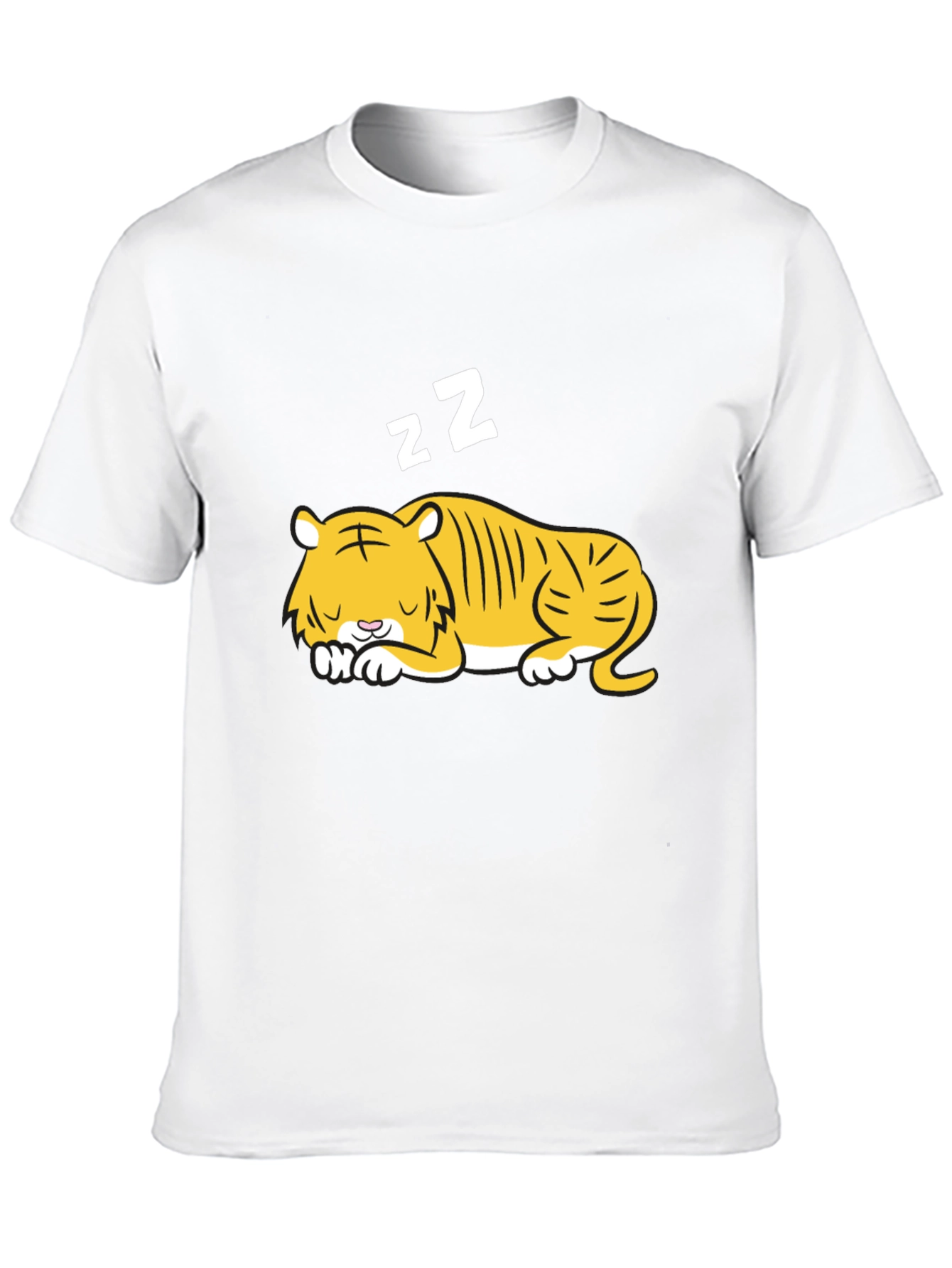 Sleeping Tiger Graphic Tee - Black