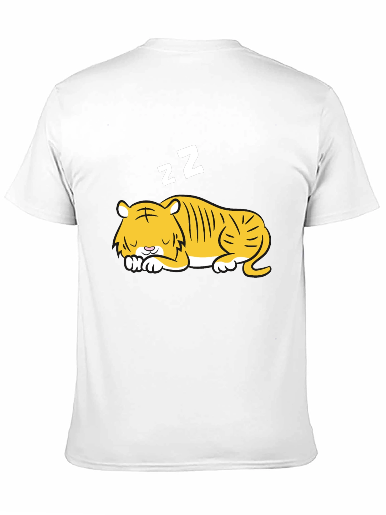 Sleeping Tiger Graphic Tee - Black