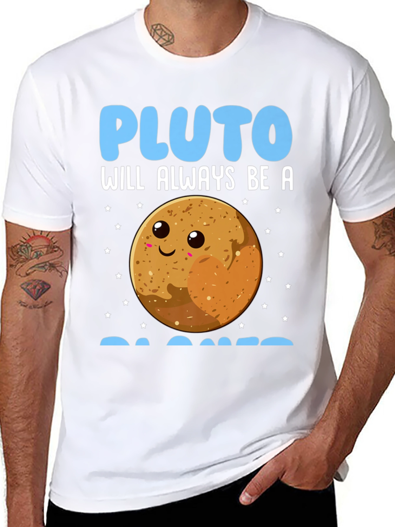Pluto Always Be A Planet Graphic Tee