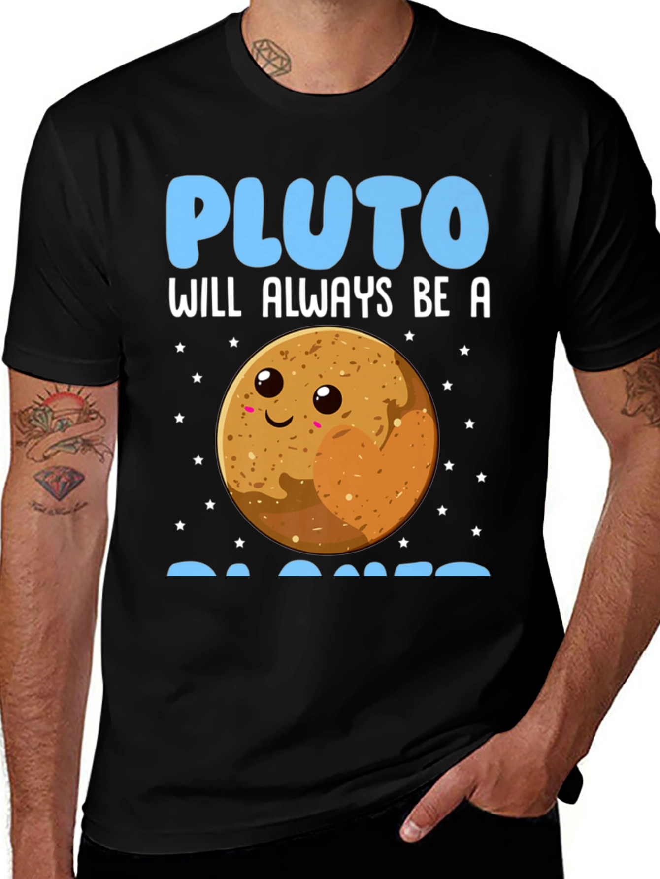 Pluto Always Be A Planet Graphic Tee