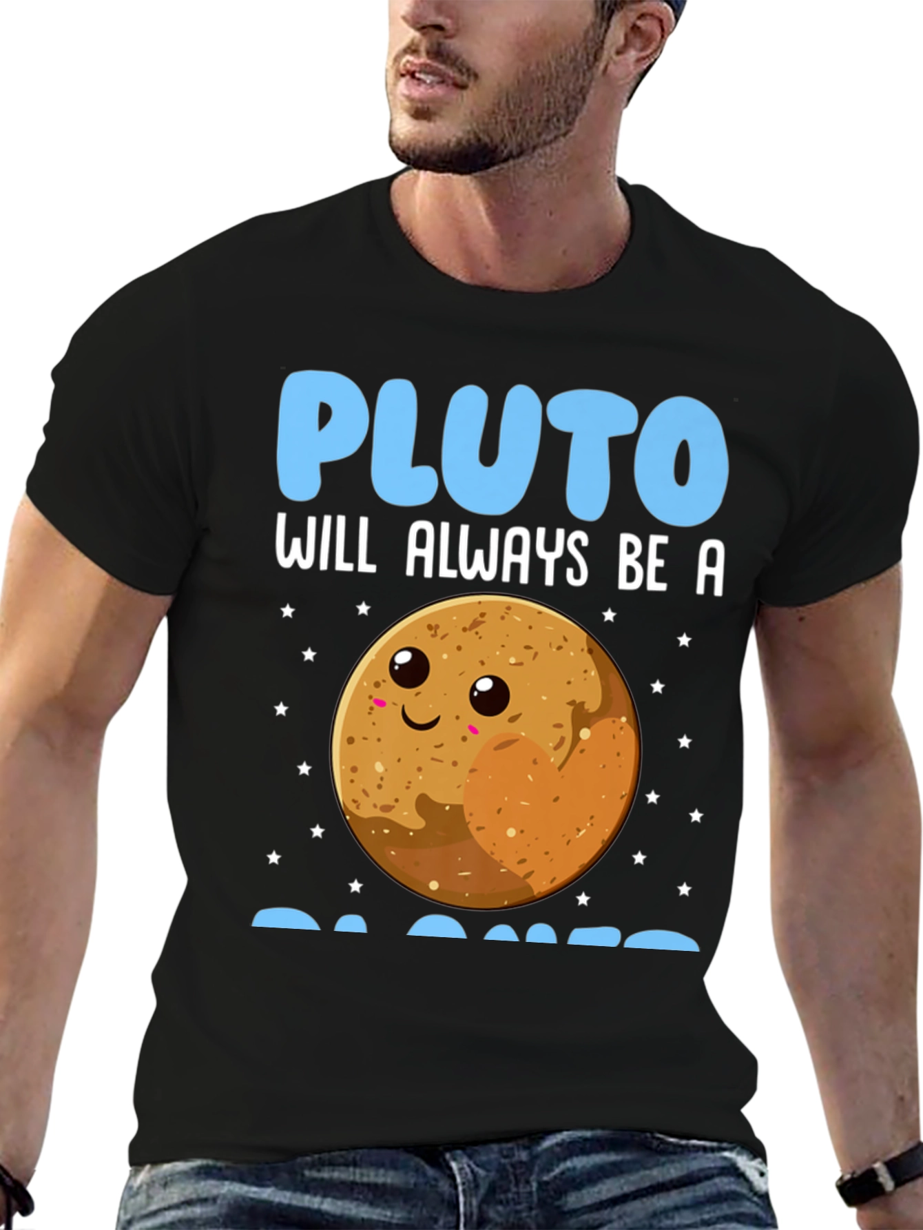 Pluto Always Be A Planet Graphic Tee
