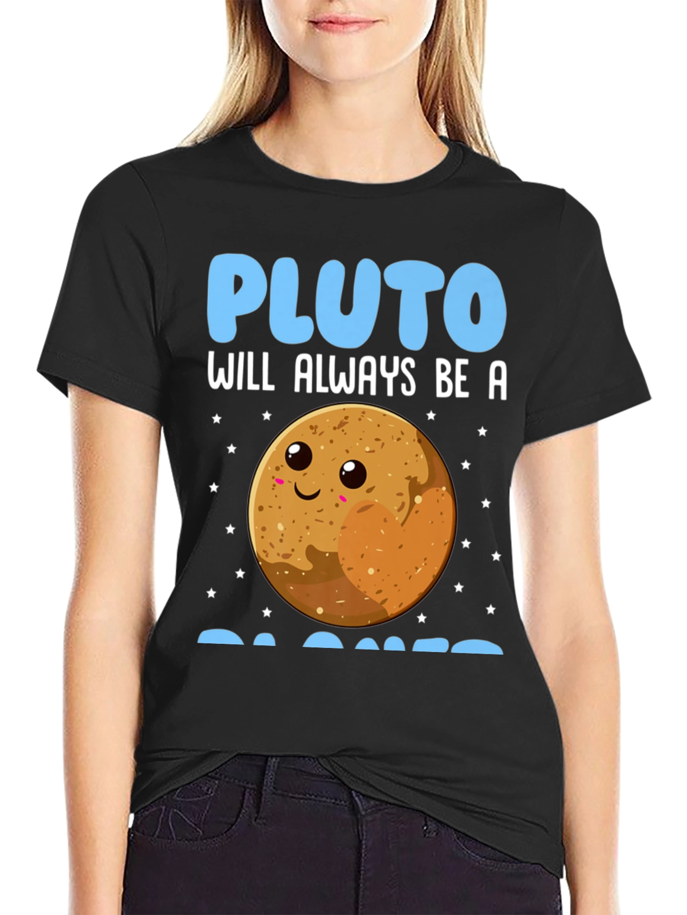Pluto Always Be A Planet Graphic Tee