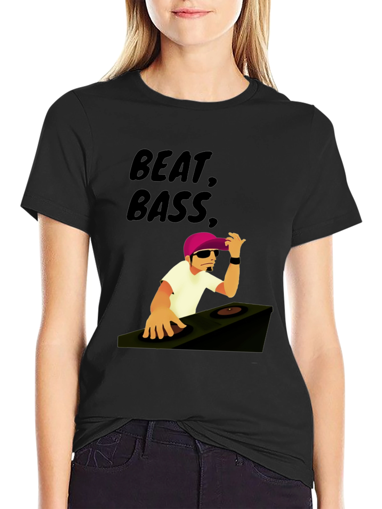 Beat Bass DJ Graphic T-Shirt - Cool Music Tee