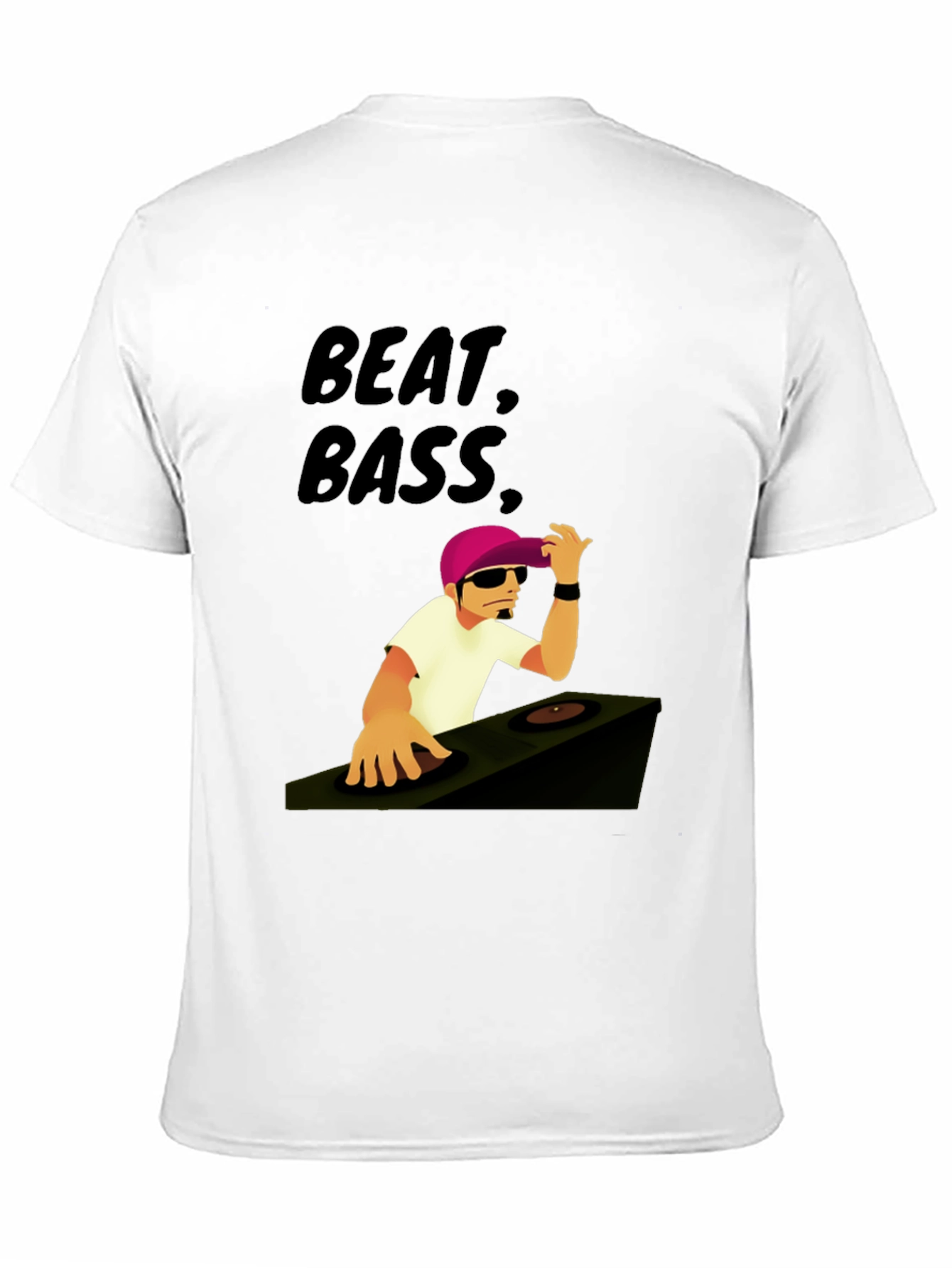 Beat Bass DJ Graphic T-Shirt - Cool Music Tee