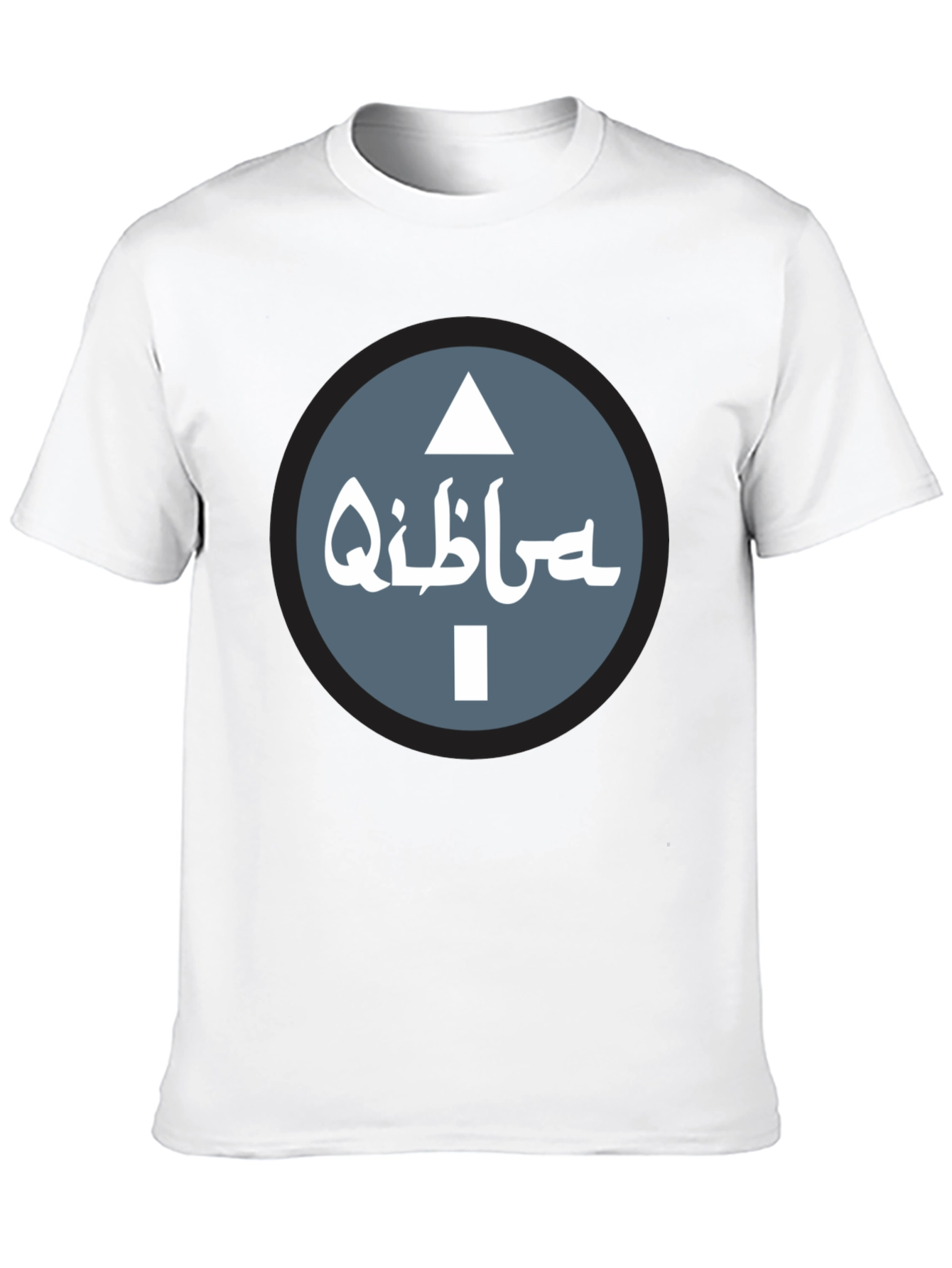 Qibla Direction T-Shirt - Stylish Islamic Design