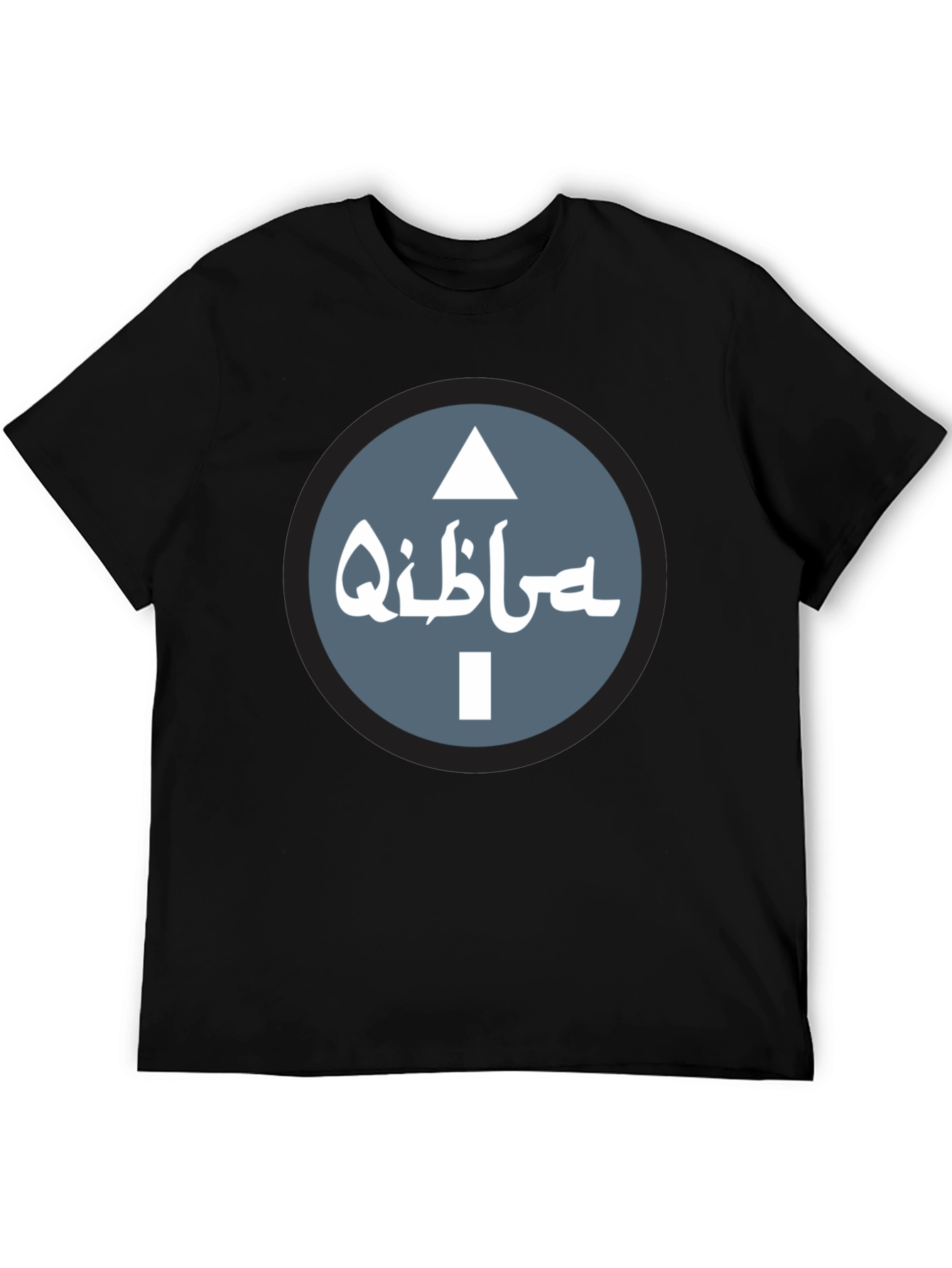 Qibla Direction T-Shirt - Stylish Islamic Design